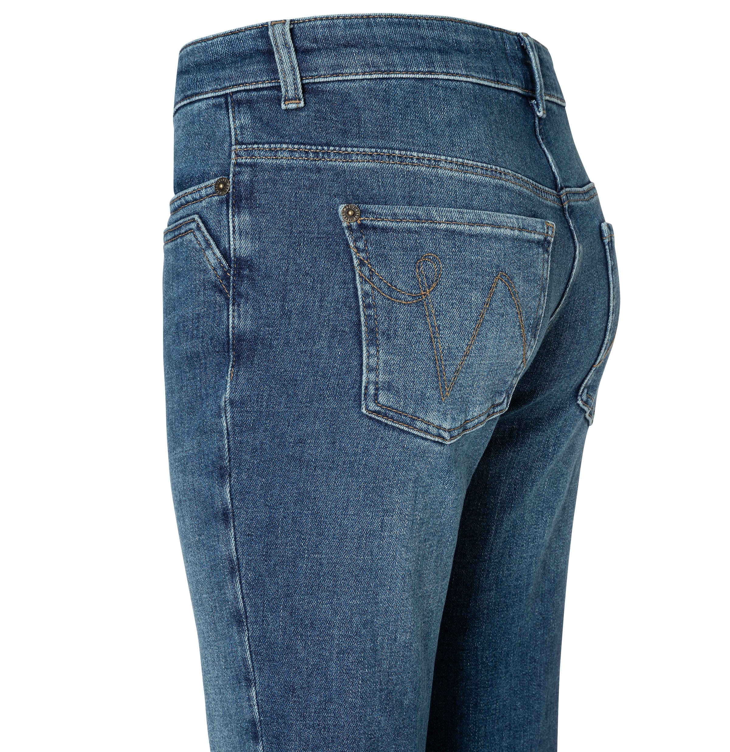 MAC Bootcut-Jeans »DETROIT flared« Aufwendig gearbeitete Details an den Vordertaschen