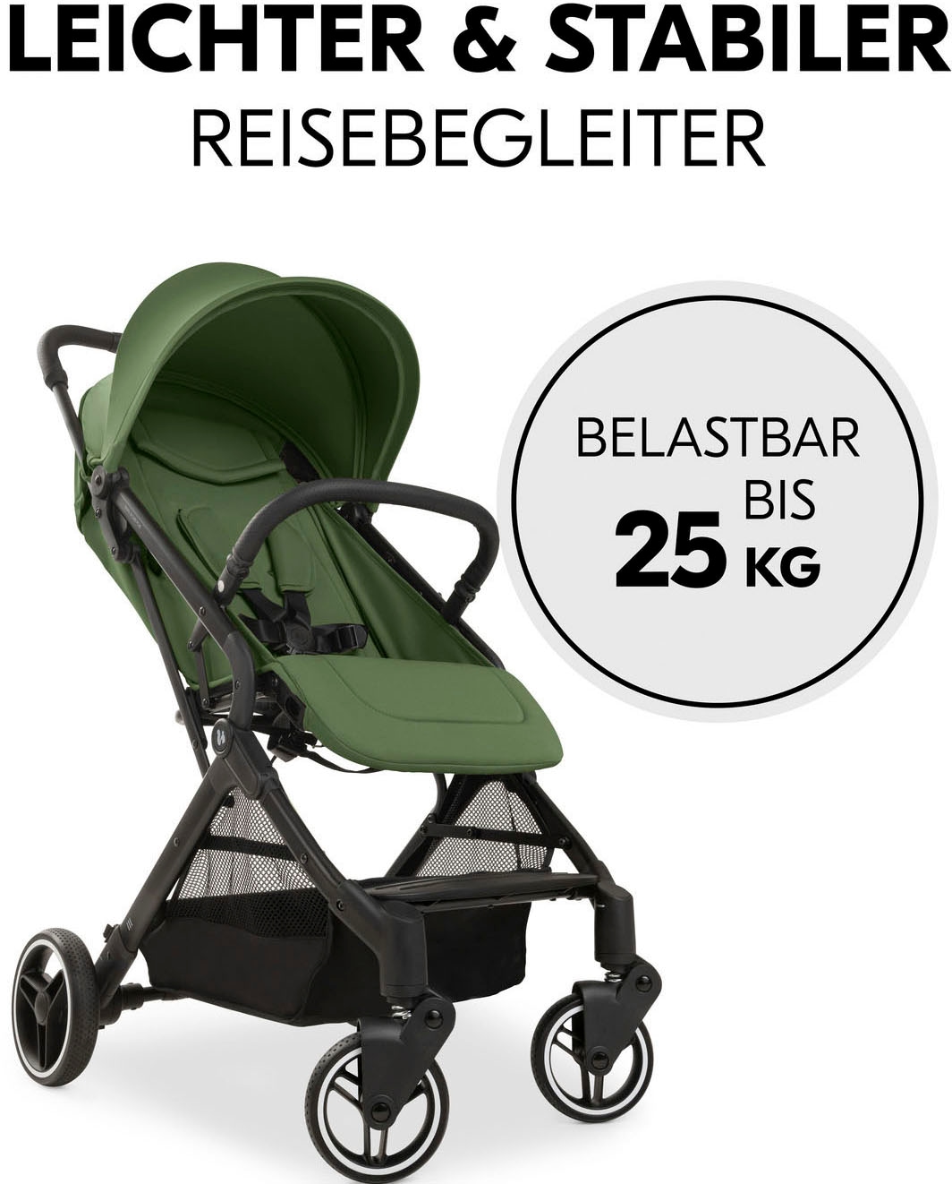 Hauck Poussette pour enfants »Travel N Care Plus Buggy, green« 22 kilos