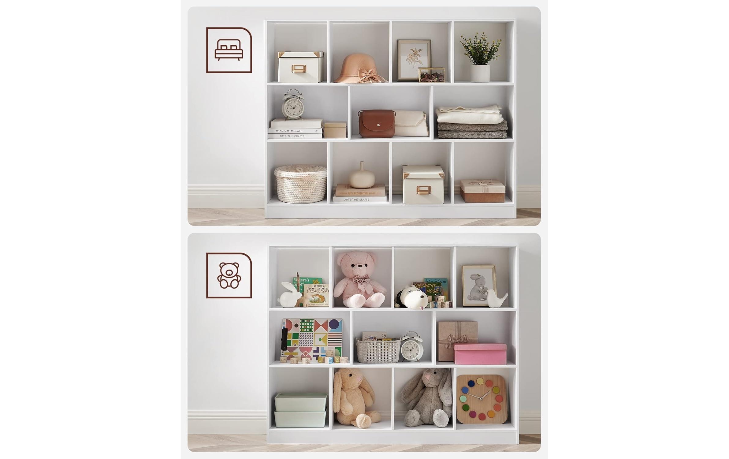 VASAGLE Bücherregal »VASAGLE Bücherregal Weiss«