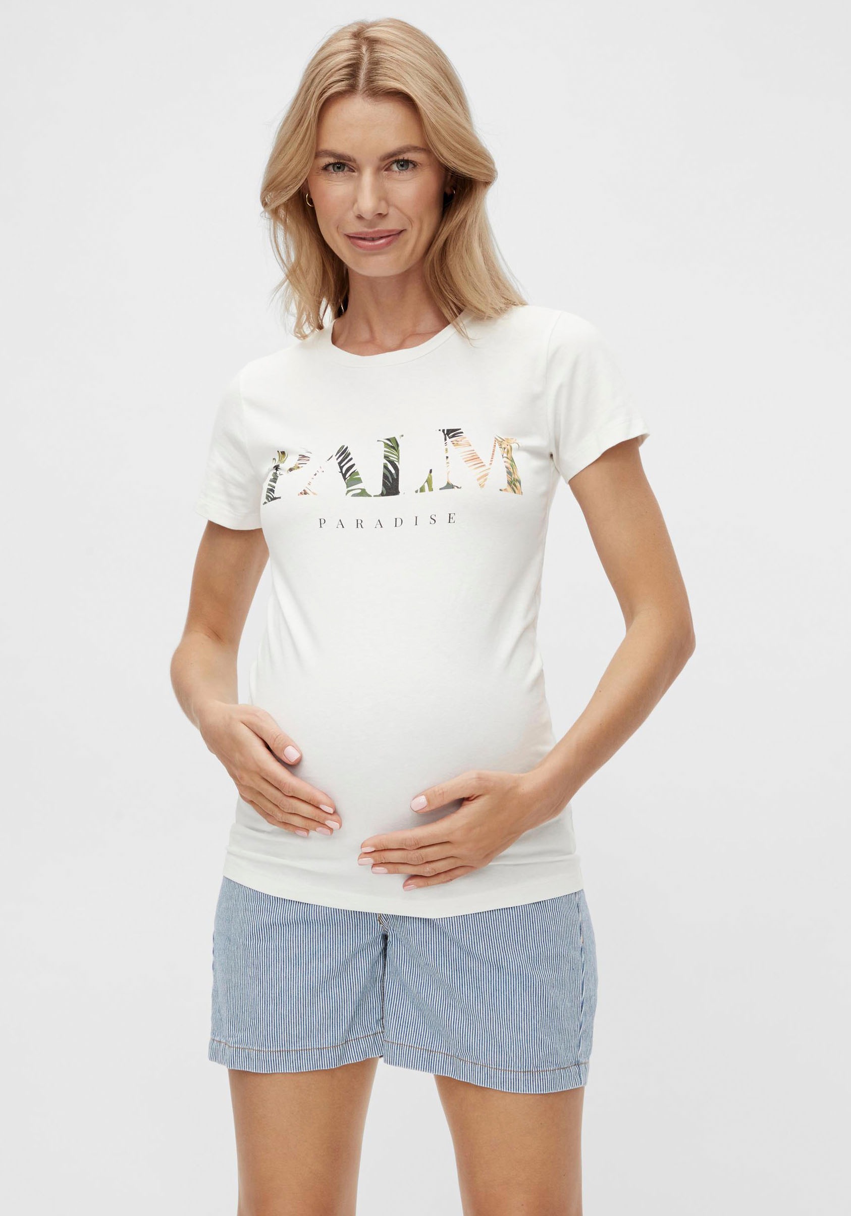 Image of Mamalicious Umstandsshirt »MLCRUZ«, mit Schrift-Aufdruck bei Ackermann Versand Schweiz