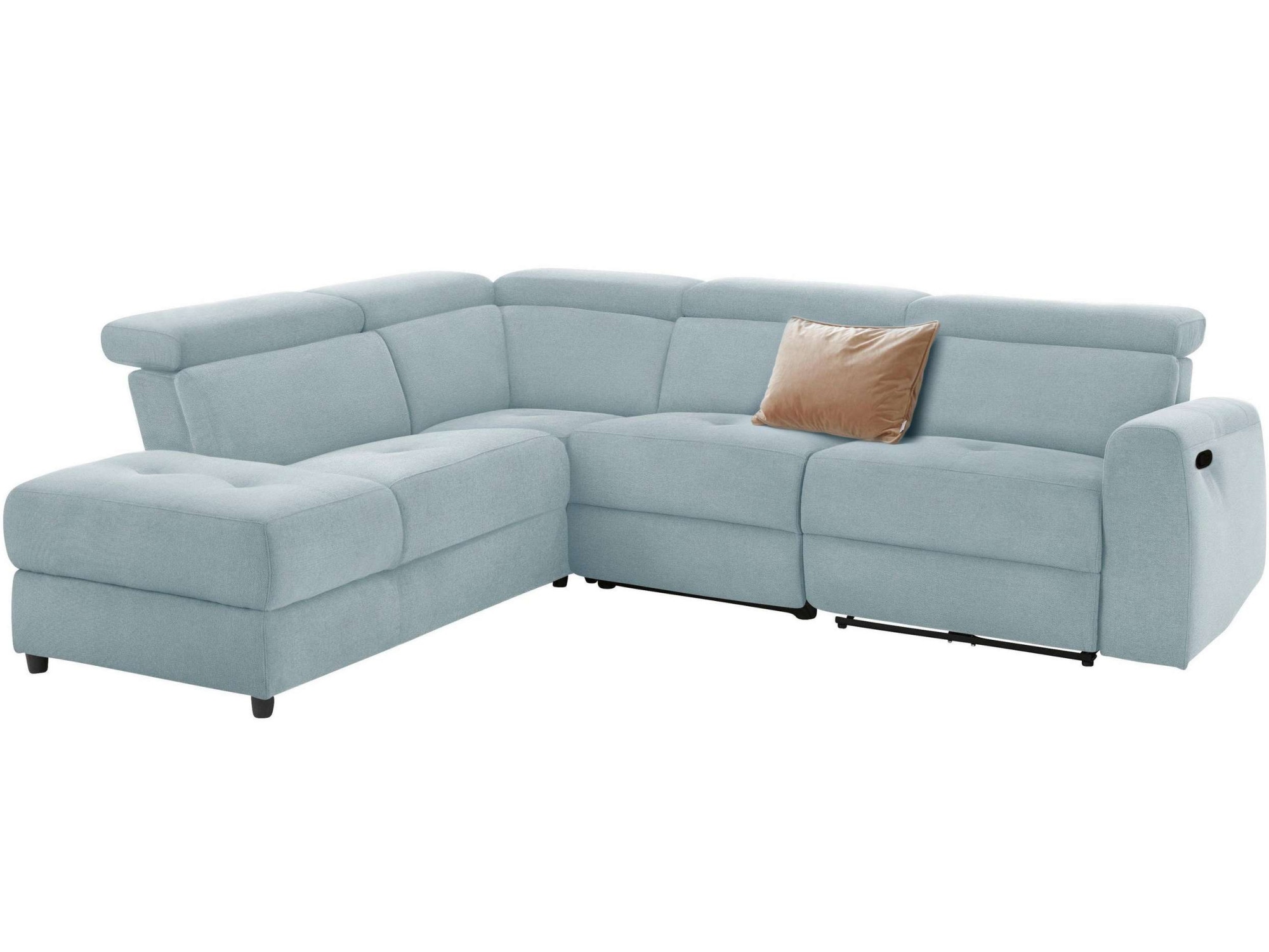 Home affaire Ecksofa »Sentrano, L-Form,« 273 cm, man. o. elektr. Relaxfunktion und USB/Kopfverstellung