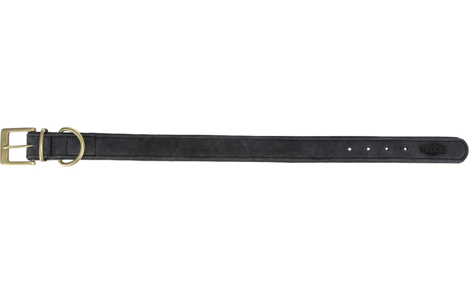 TRIXIE Collier de chien »Pure M-L« cuir véritable taille réglable