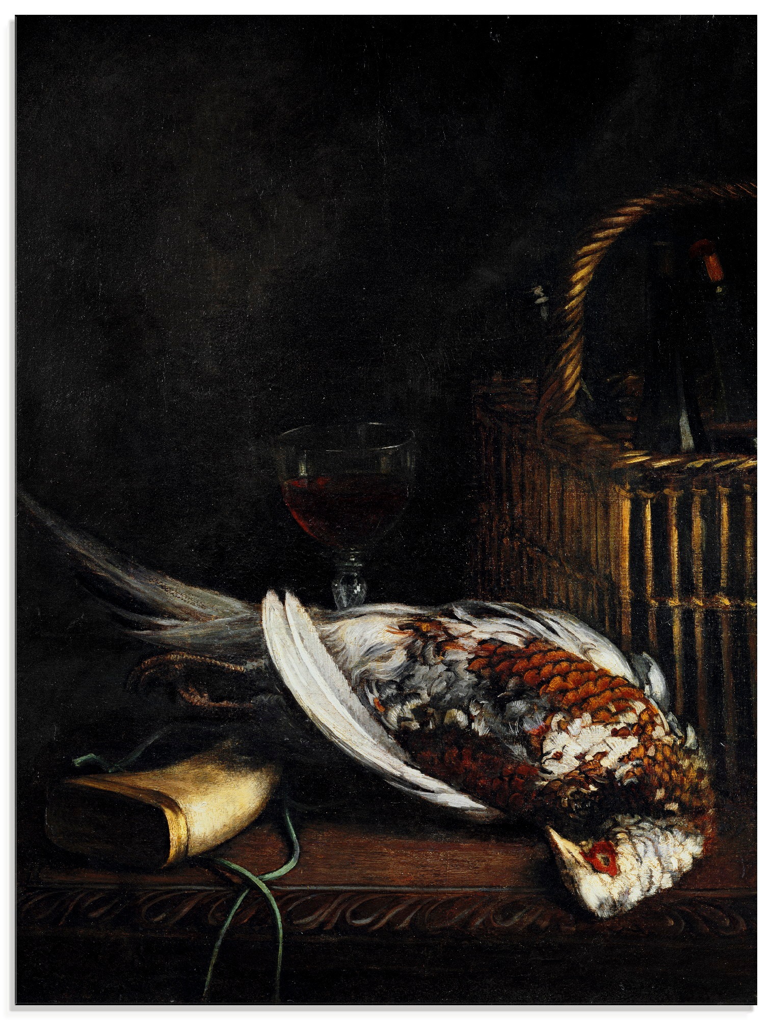 Image of Artland Glasbild »Stillleben mit Fasan.«, Arrangements, (1 St.) bei Ackermann Versand Schweiz