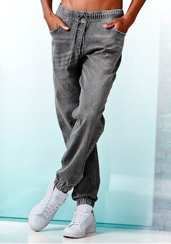 Bench. Jogg Pants »Herren Stretch-Jeans«, Denim Jogger Jeanshose mit Stretch -... kaufen