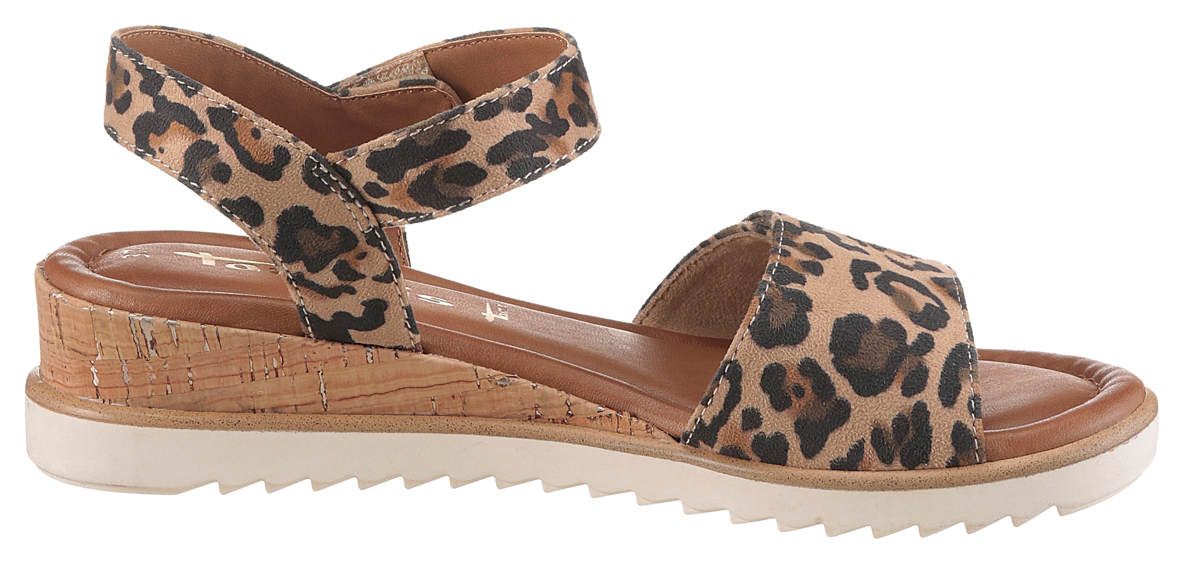 Tamaris Sandales compensées  , Riemchensandale, Sommerschuh in veganer Verarbeitung