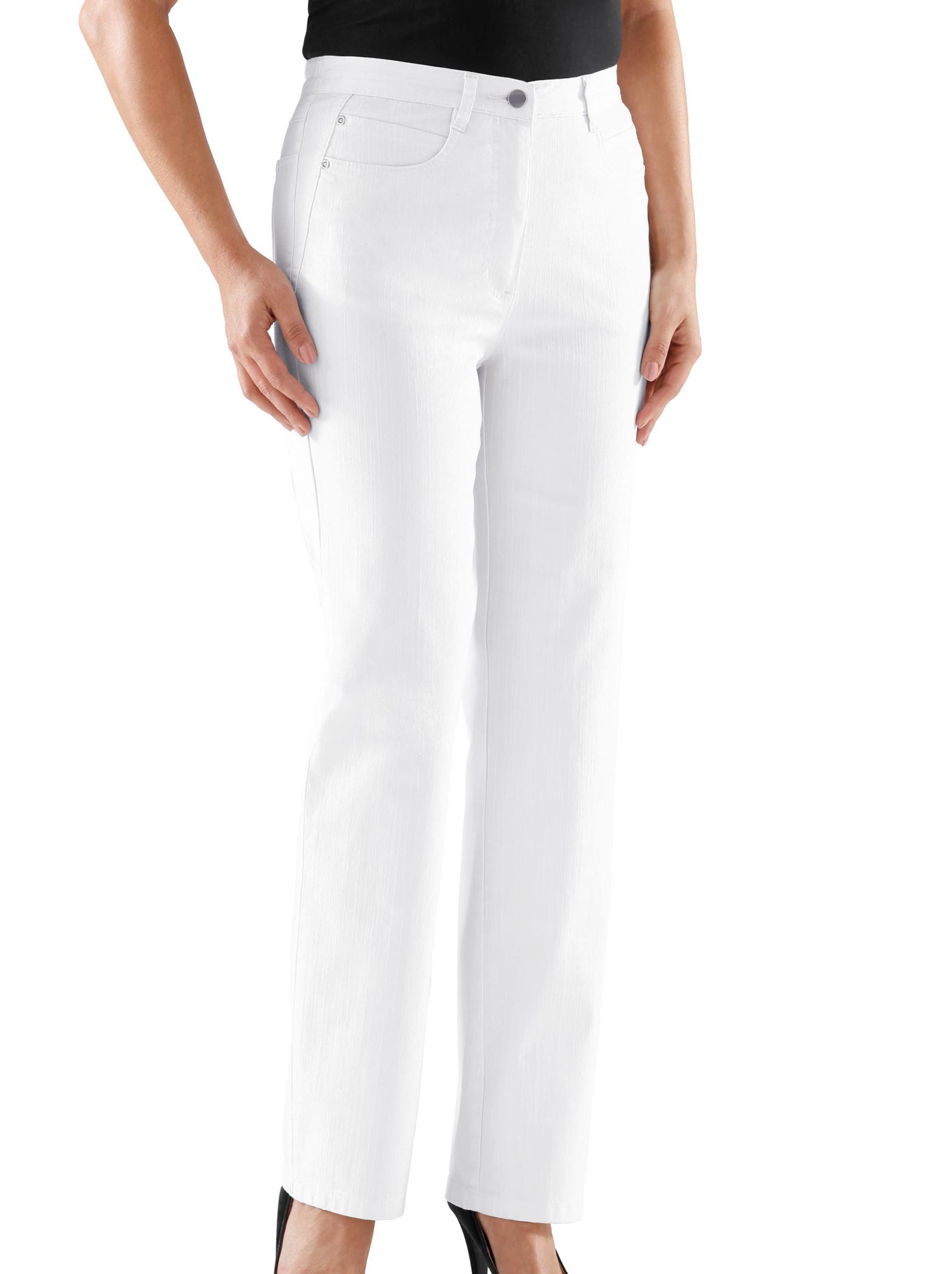 Jeans mit gerade Beine für schlanke Optik