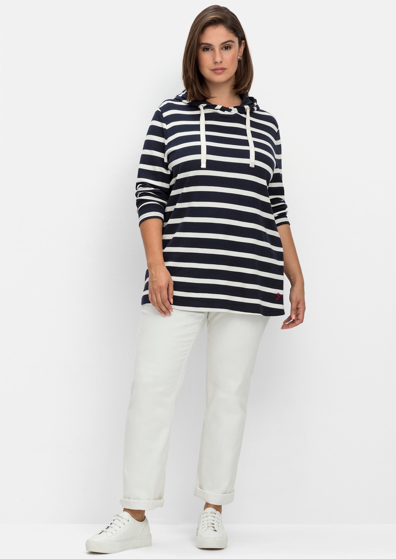 Sheego Langarmshirt »Langarmshirt«, (1 tlg.)