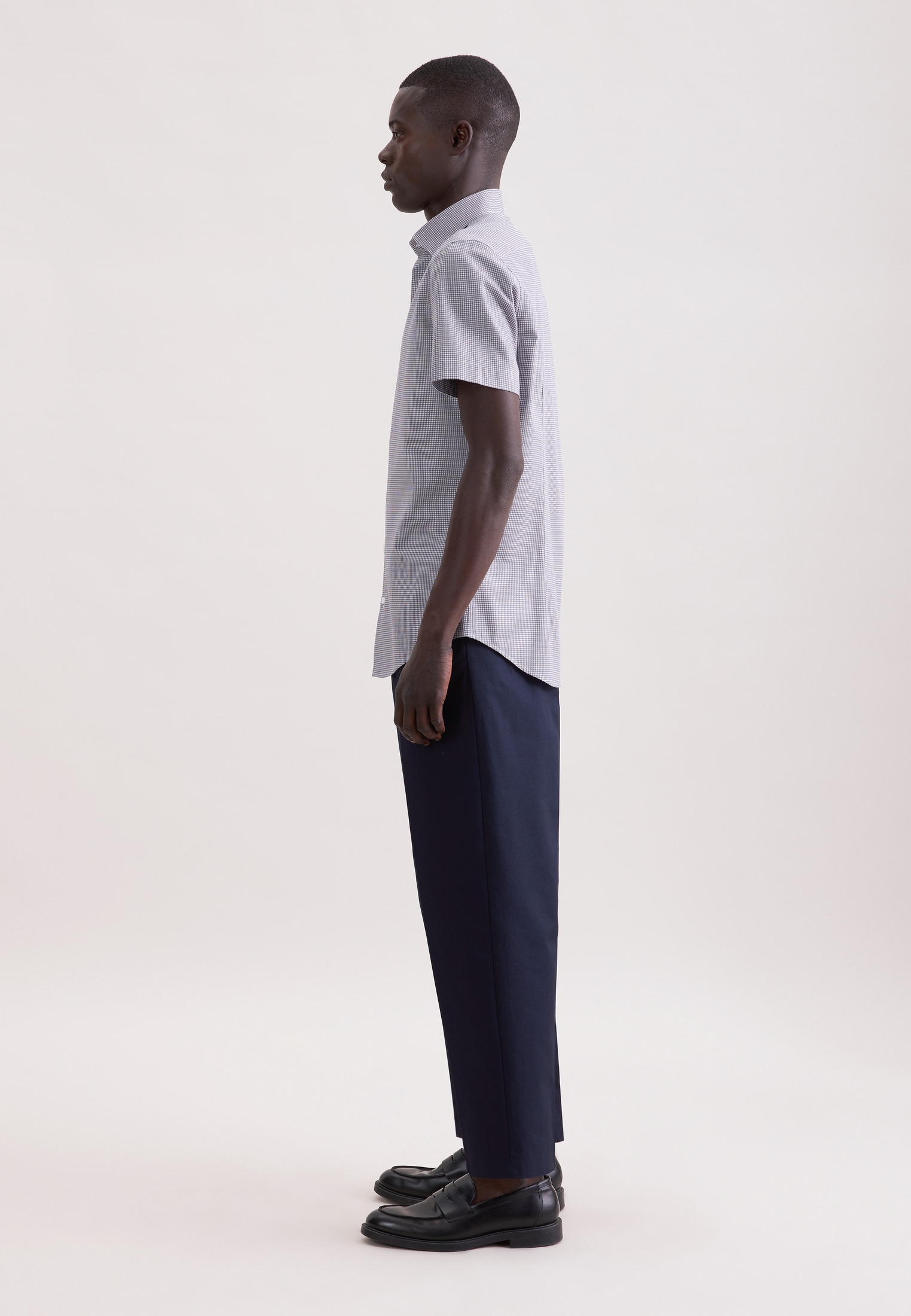 seidensticker Chemise d'affaires »Schwarze Rose« Shaped 1/2 Kentkragen Druck