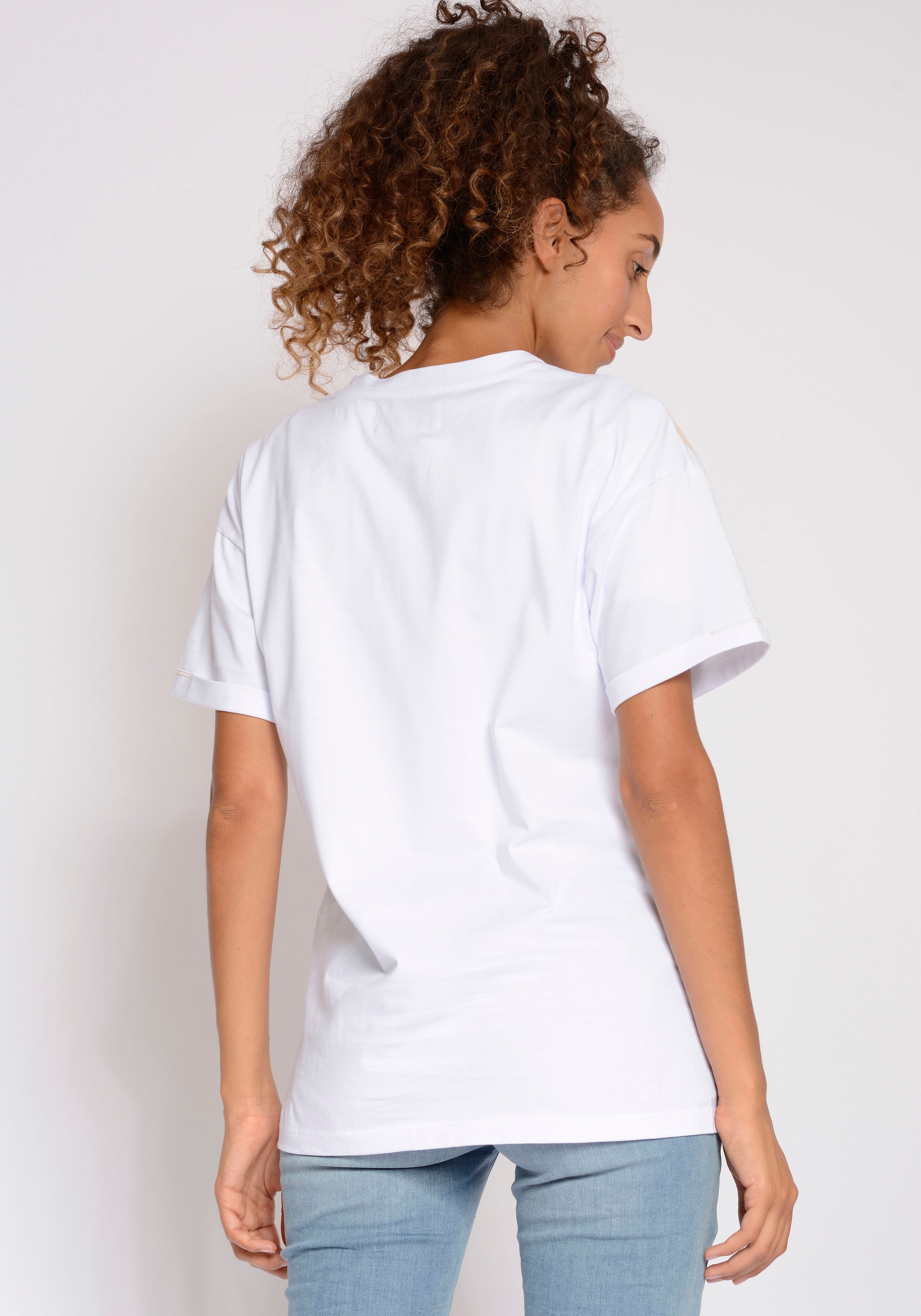 GANG T-Shirt »94AYDA SHIRT«, mit coolem Logo-Frontdruck
