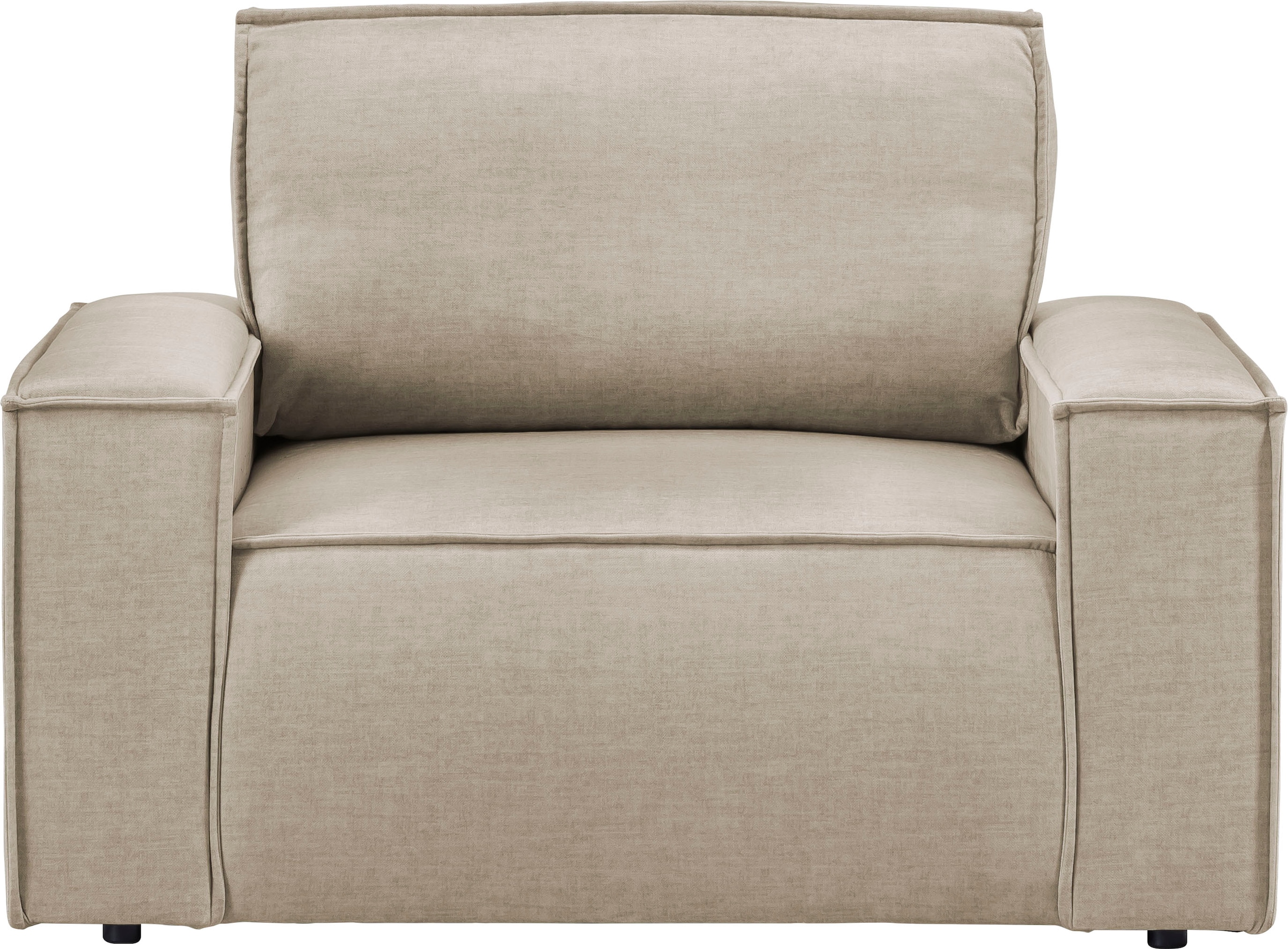 GOODproduct Fauteuil »SHERWOOD Samtvelours Love-Seat« compatible avec la série de coussins SHERWOOD