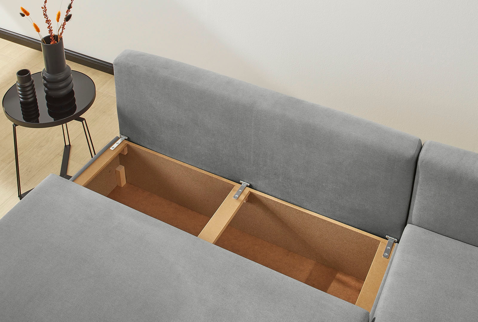 Jockenhöfer Gruppe Canapé d'angle »Nivaris L-Form, B: 197 cm« avec fonction couchage & coffre de lit, notre prix permanent le plus bas
