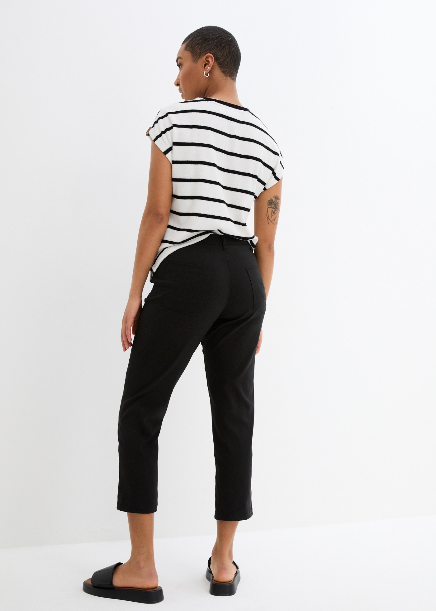 bonprix Pantalon 7/8  niedrige Leibhöhe, elastisch und formstabil