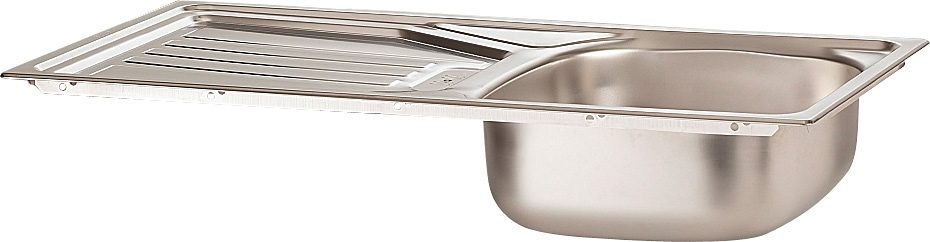 wiho Küchen Évier en acier inoxydable »Flexi«