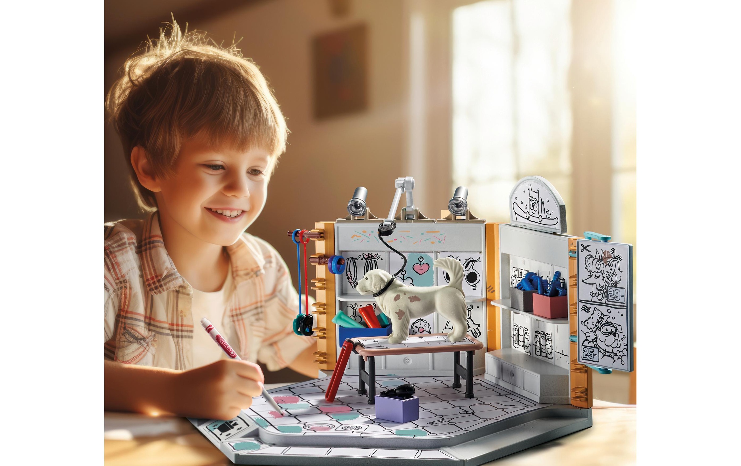 Playmobil® Spielbausteine »Color Hundesalon 71514«