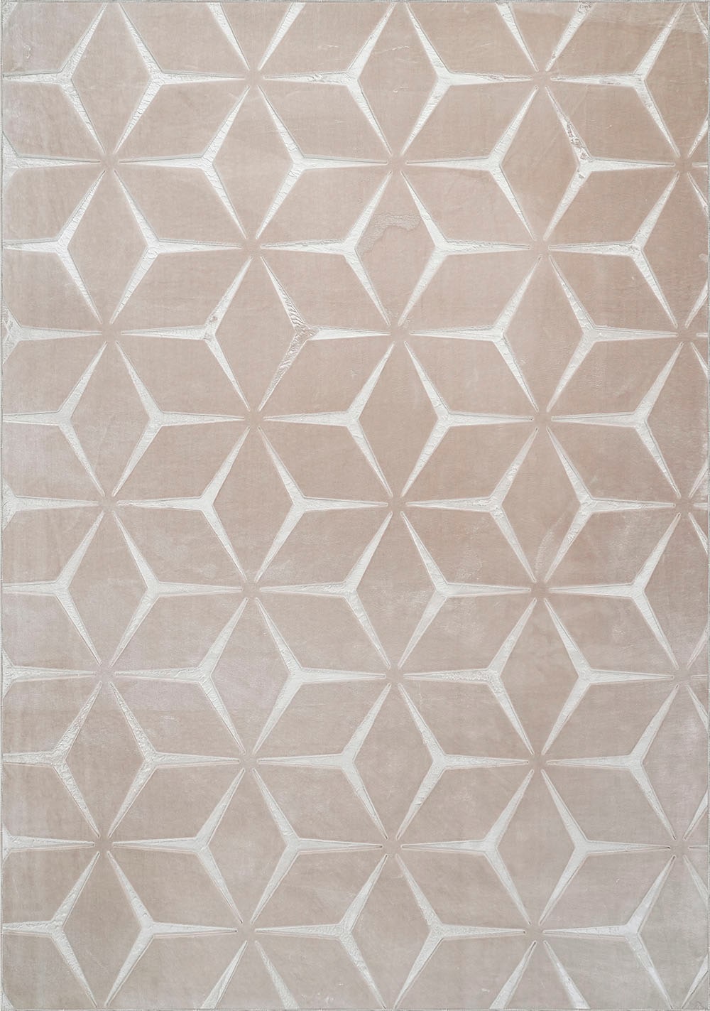Kayoom Tapis »Calma 225« Rectangulaire 10 mm Höhe Kurzflor, 3-D Optik, Wohnzimmer