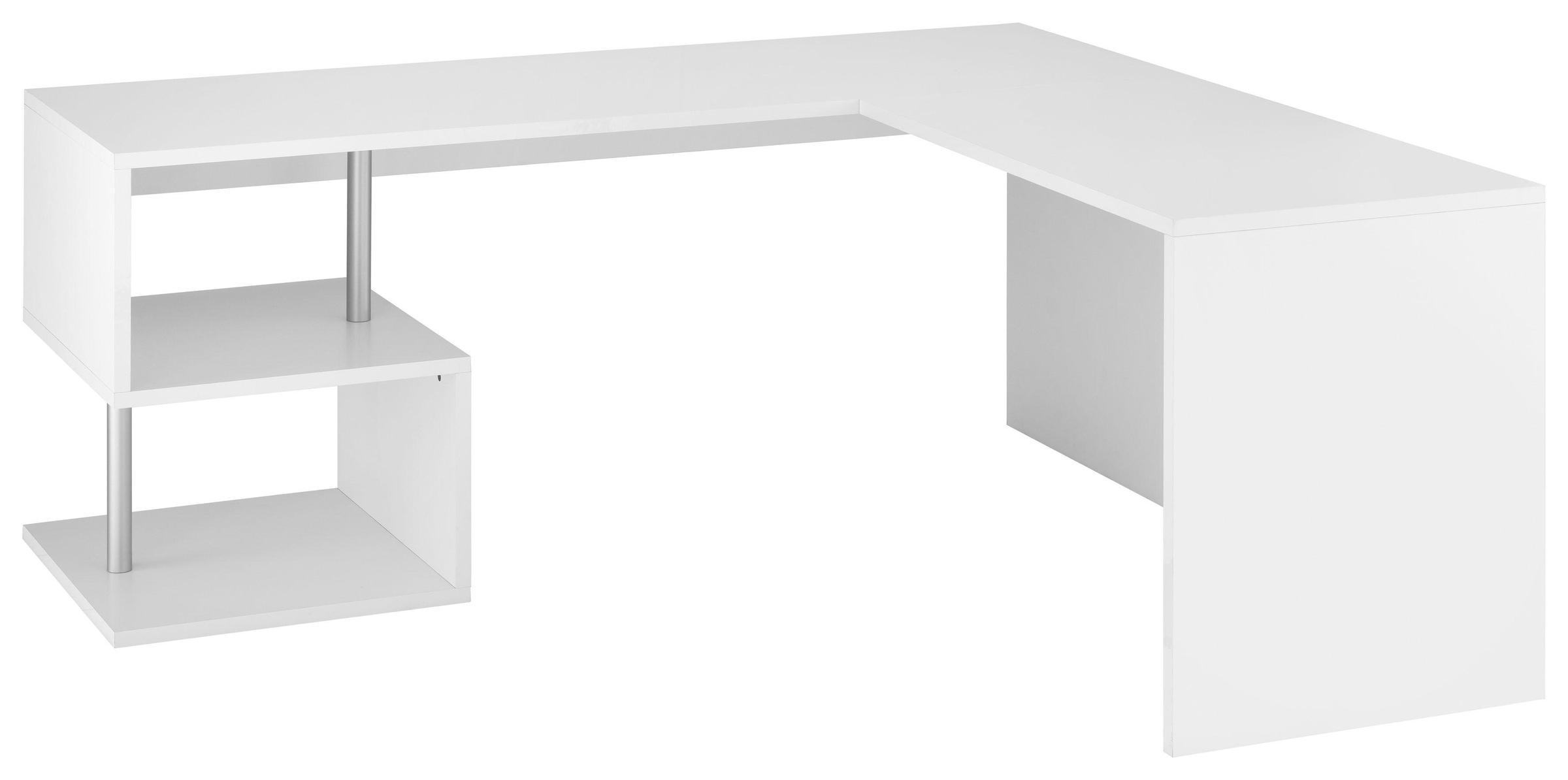Image of Home affaire Eckschreibtisch "Esse, Schreibtisch im modernen Design" mit oder ohne Monitoraufsatz Breite 180/160 cm, "Made in Italy"