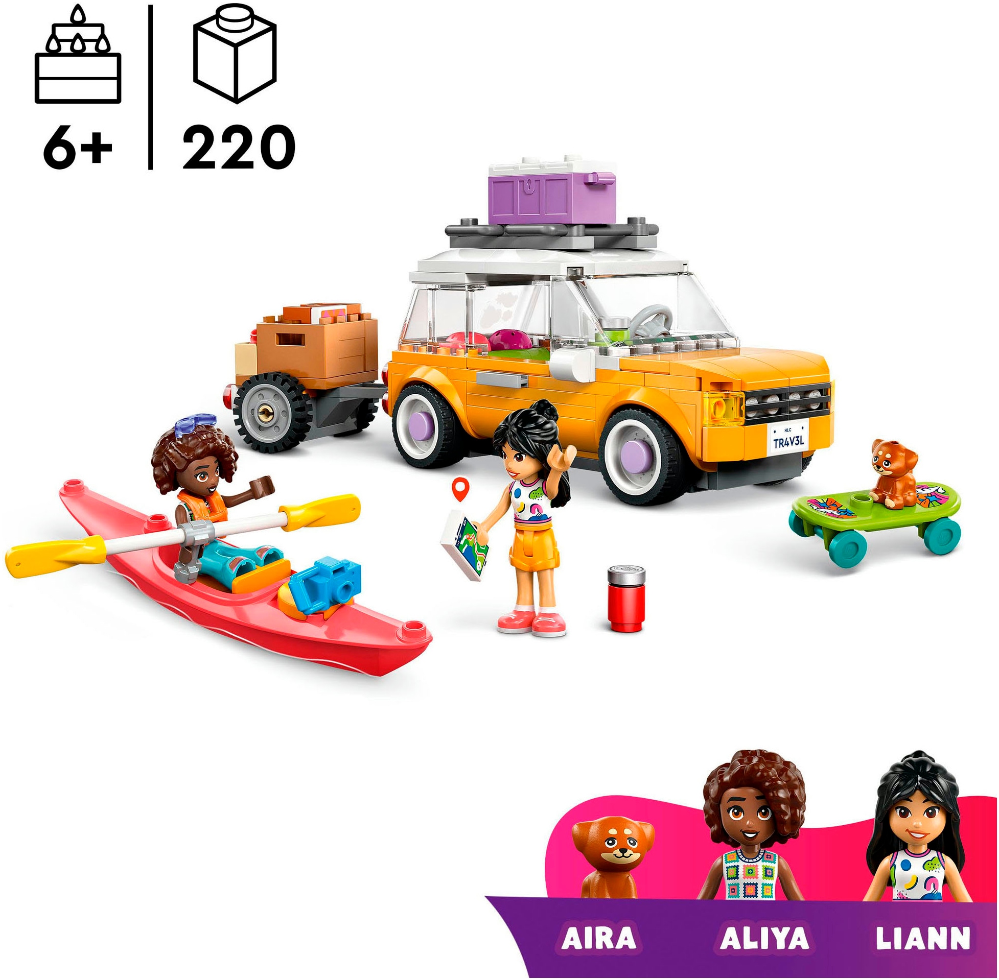 LEGO® Konstruktionsspielsteine »Abenteuertrip mit Freunden (42659), LEGO  Friends« Made in Europe