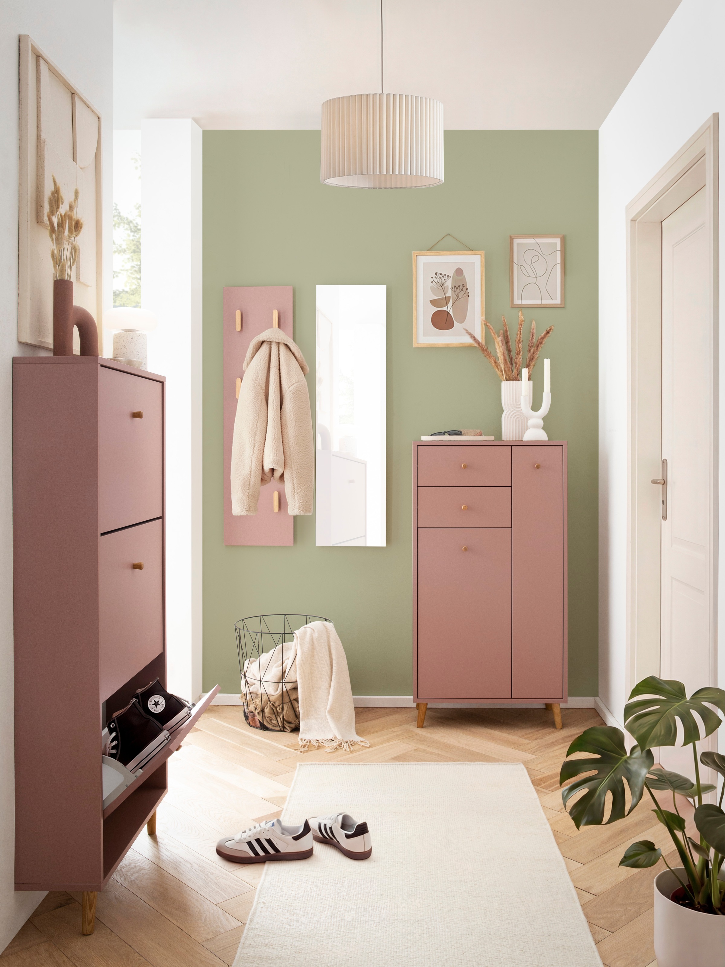 Tchibo - Highboard »Bjarne« - 60,2x33x113,4cm - braun -