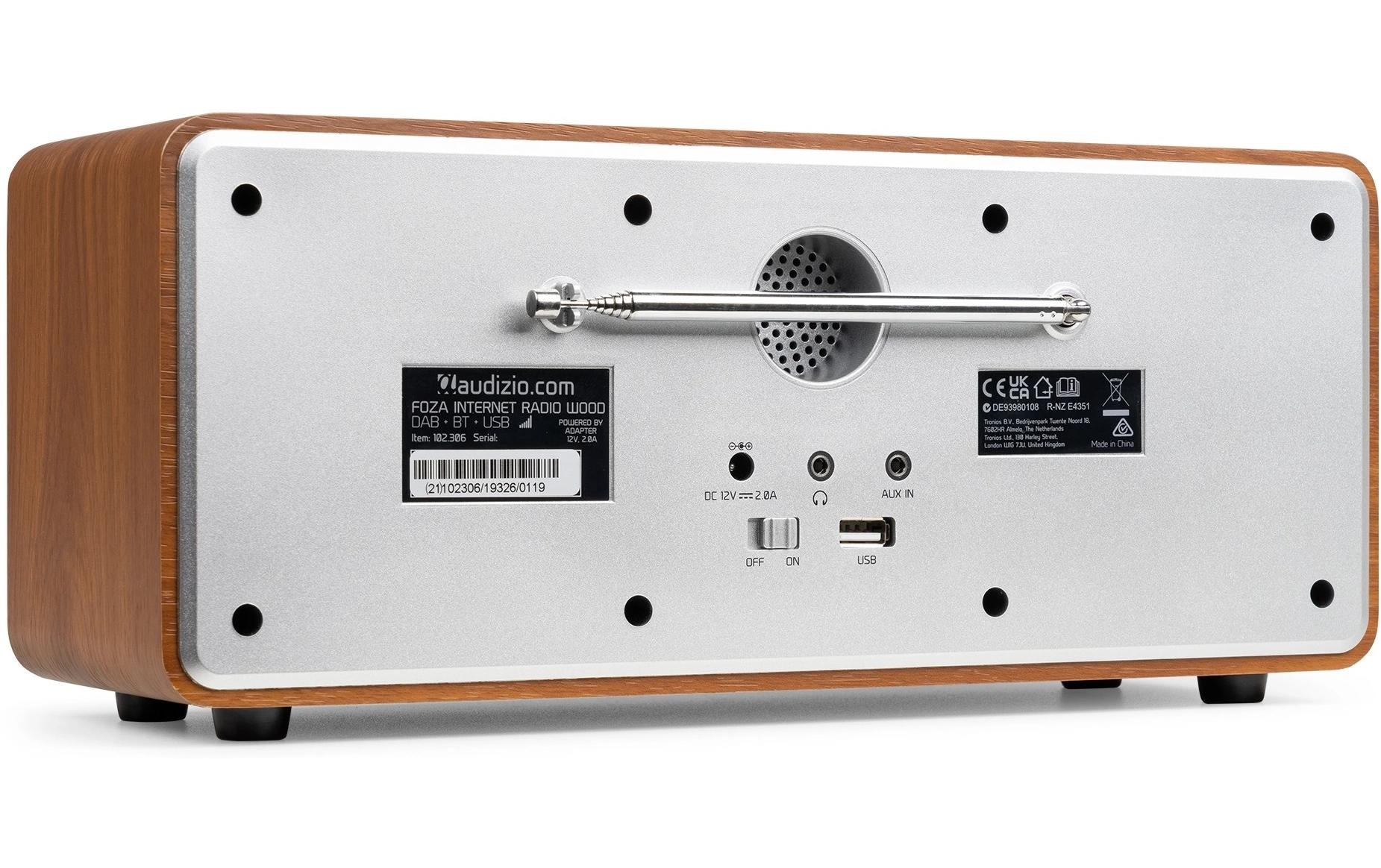 AUDIZIO Digitalradio (DAB+) »Foza«, (Digitalradio (DAB+)-Internetradio)