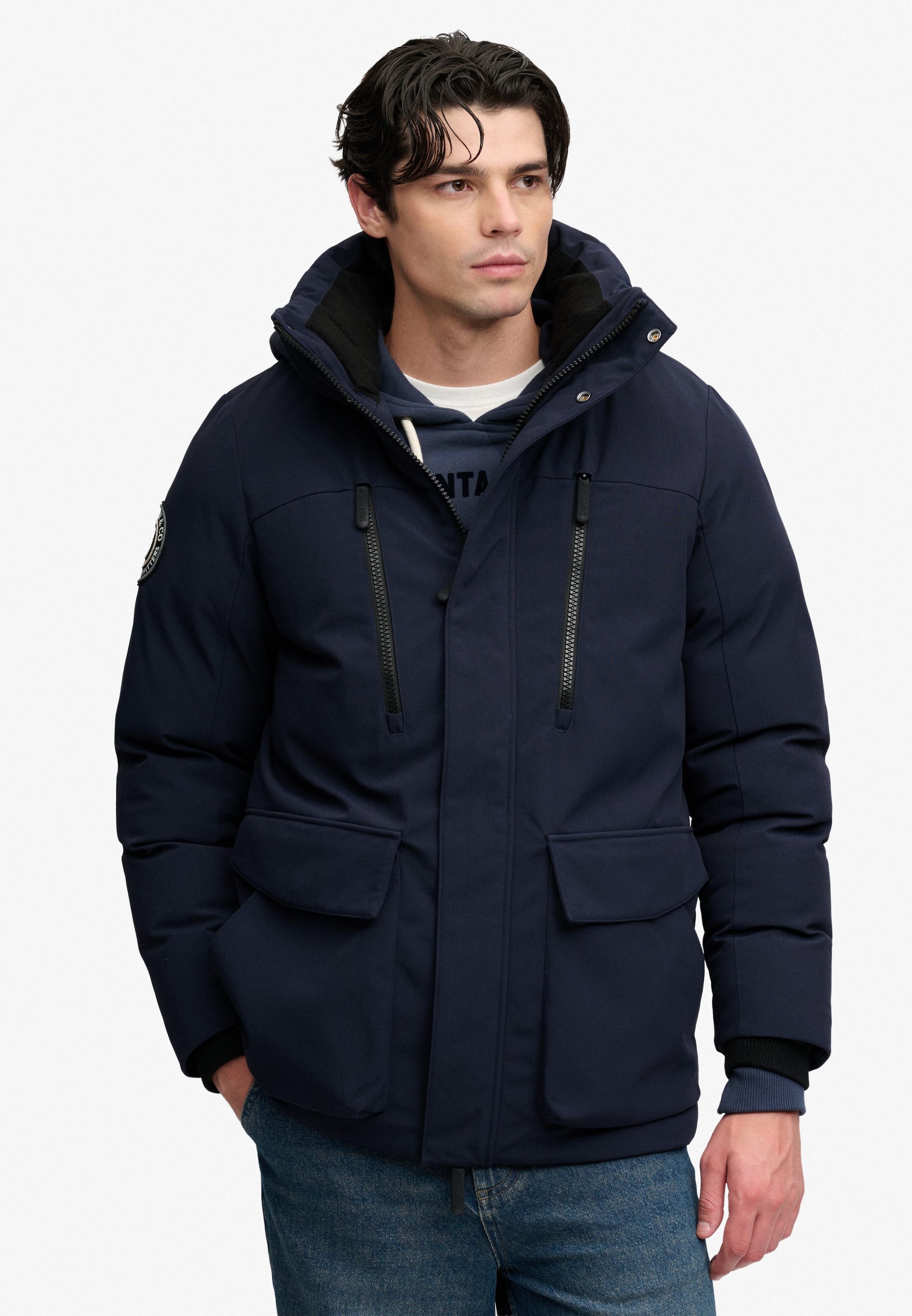 Image of Superdry Parka "CITY PARKA" mit Kapuze Kunstfaser, loose fit
