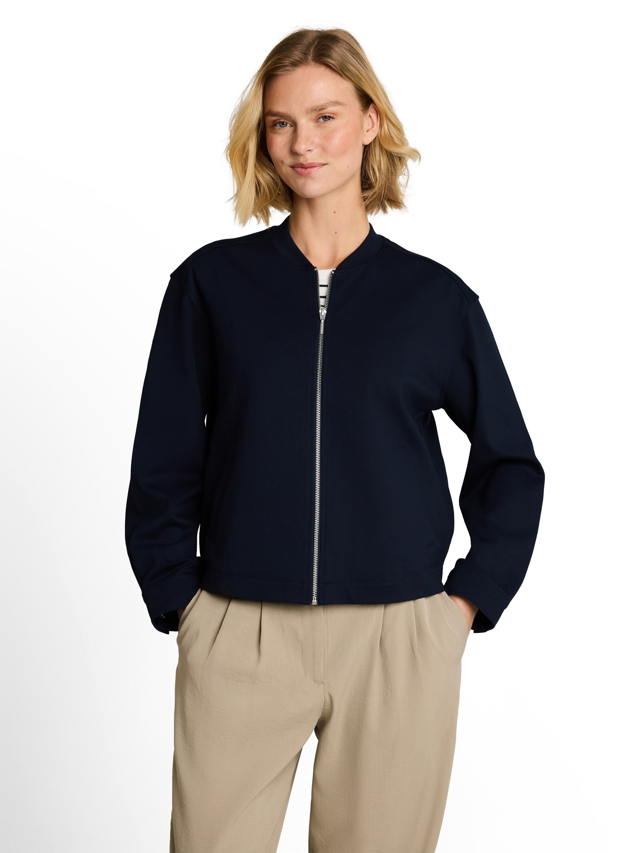 Image of TOM TAILOR Kurzblazer Blouson mit Reissverschluss