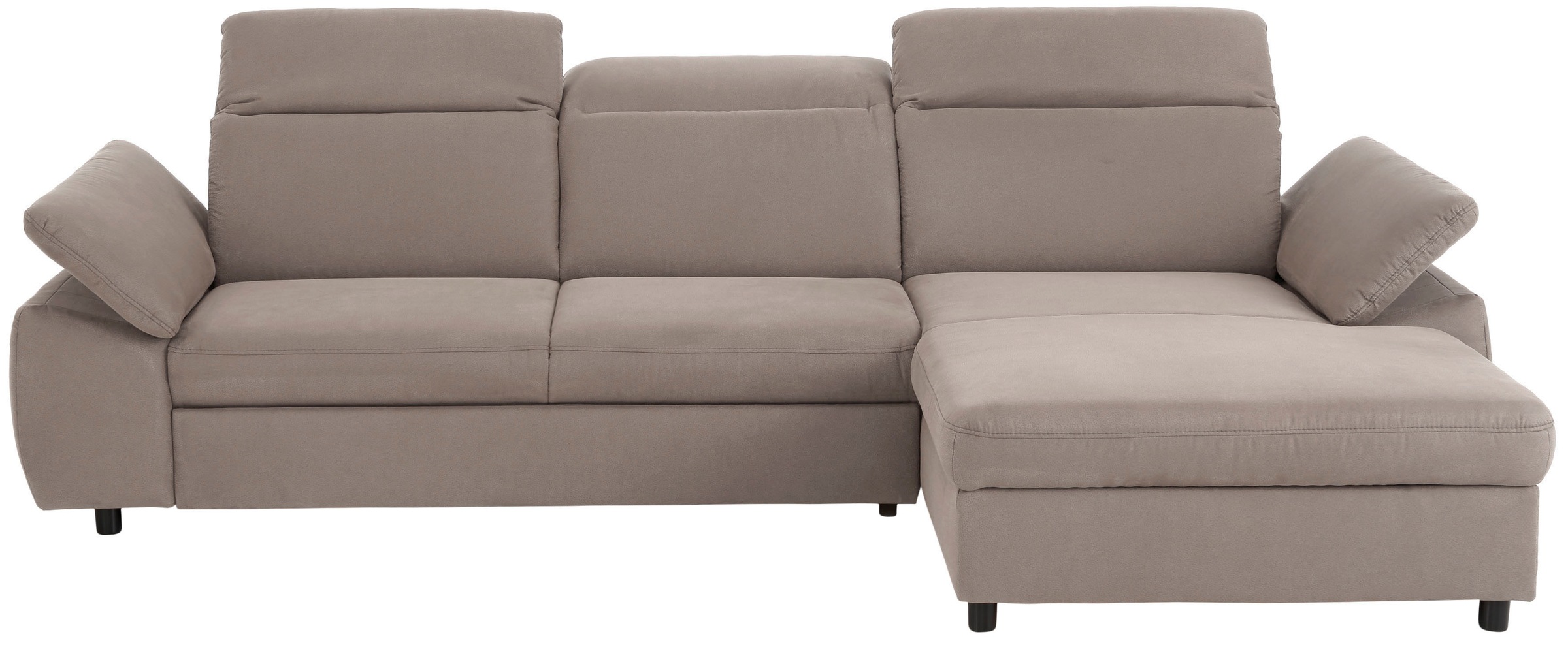 Image of Home affaire Ecksofa »Mauritius«, mit Kopfteil- und Armlehnverstellung, wahlweise mit Bettfunktion und Bettkasten, auch Soft Clean-Bezug bei Ackermann Versand Schweiz