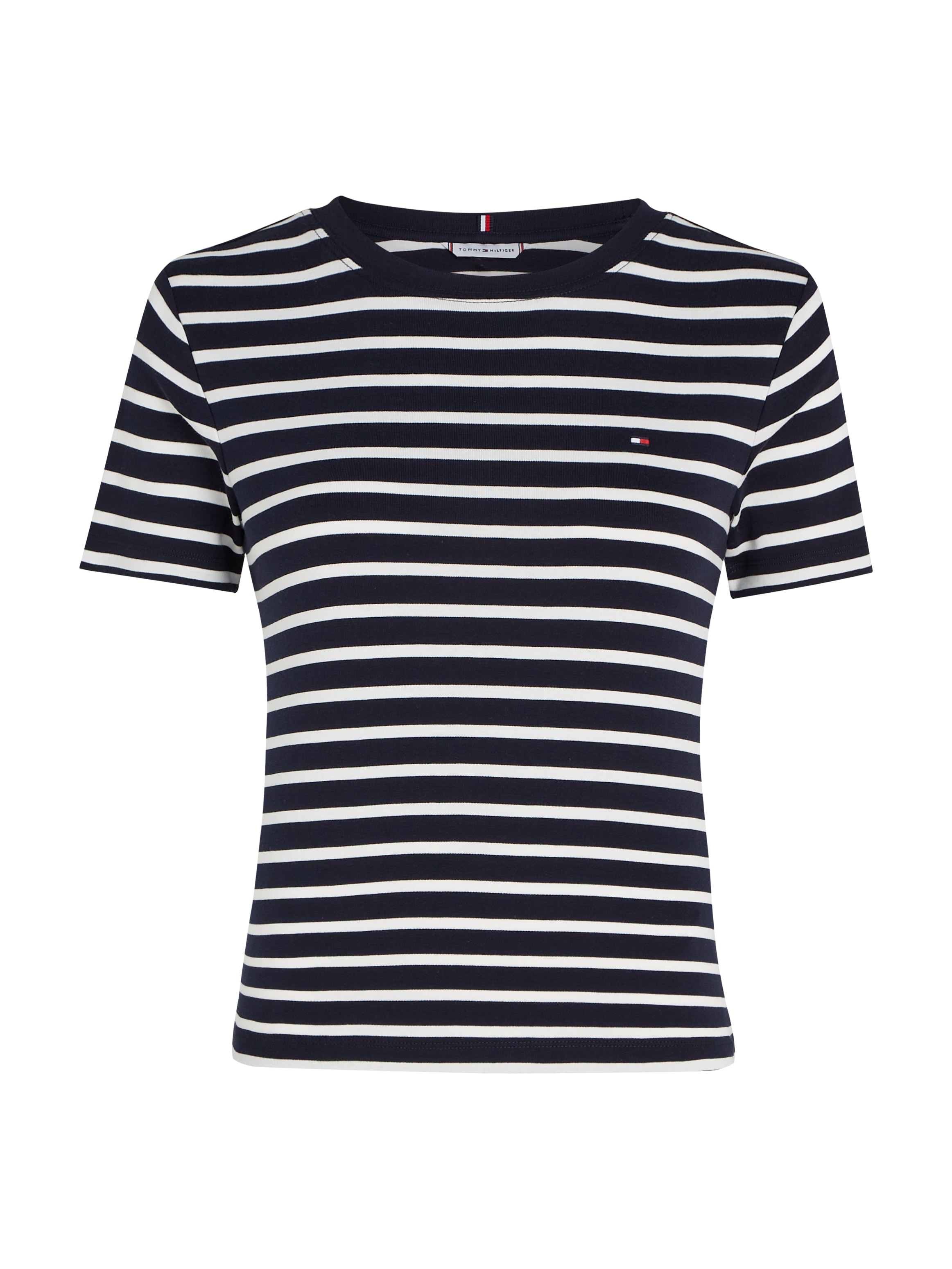 Tommy Hilfiger T-Shirt »SLIM CODY C-NK SS«, mit Logostickerei