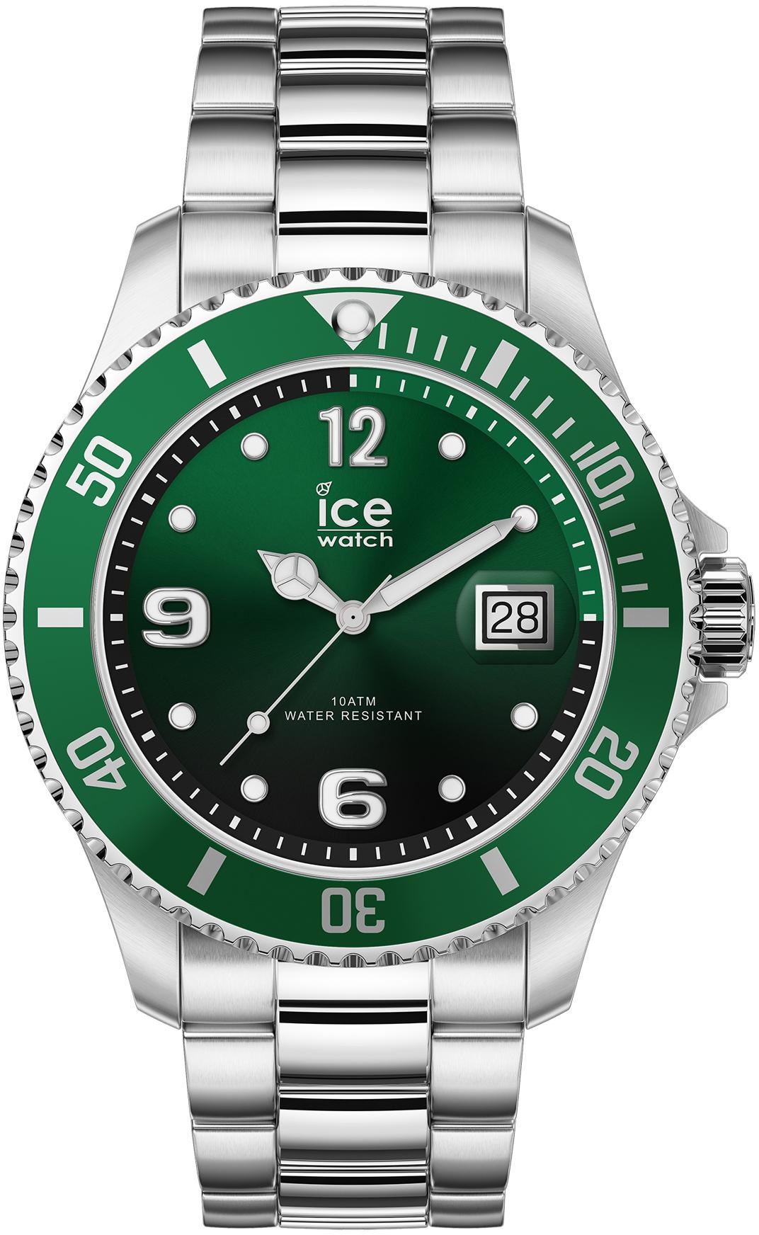 Image of ice-watch Quarzuhr »ICE steel - Green Silver - Medium - 3H, 16544« bei Ackermann Versand Schweiz