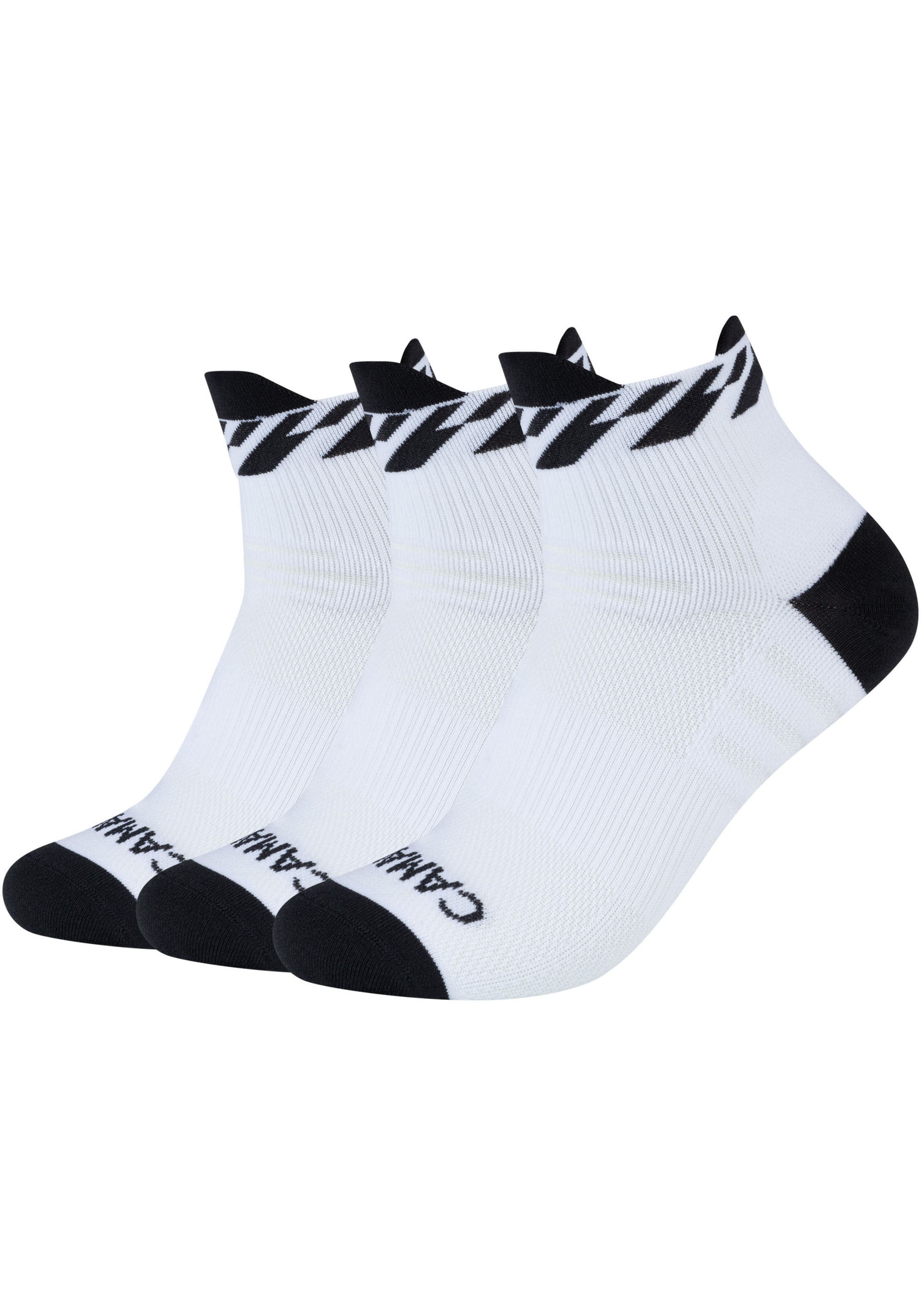 Image of Camano Sportsocken "function" 3 Paar tlg. mit kontrastfarbener Zehenpartie und Ferse