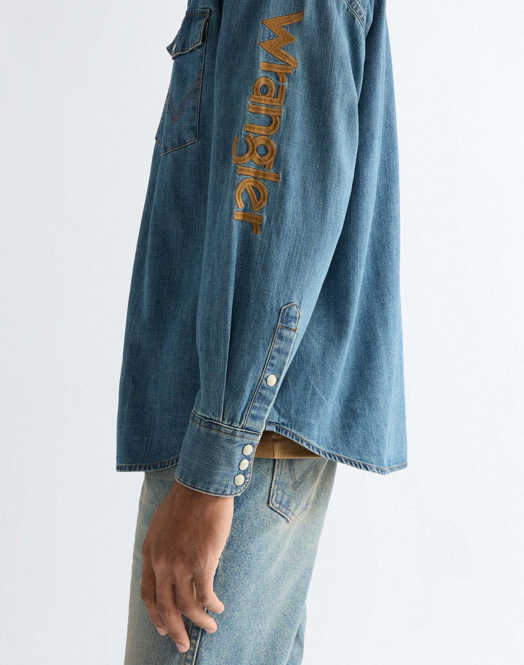 Wrangler Jeanshemd »WRANGLER Jeanshemd Western«