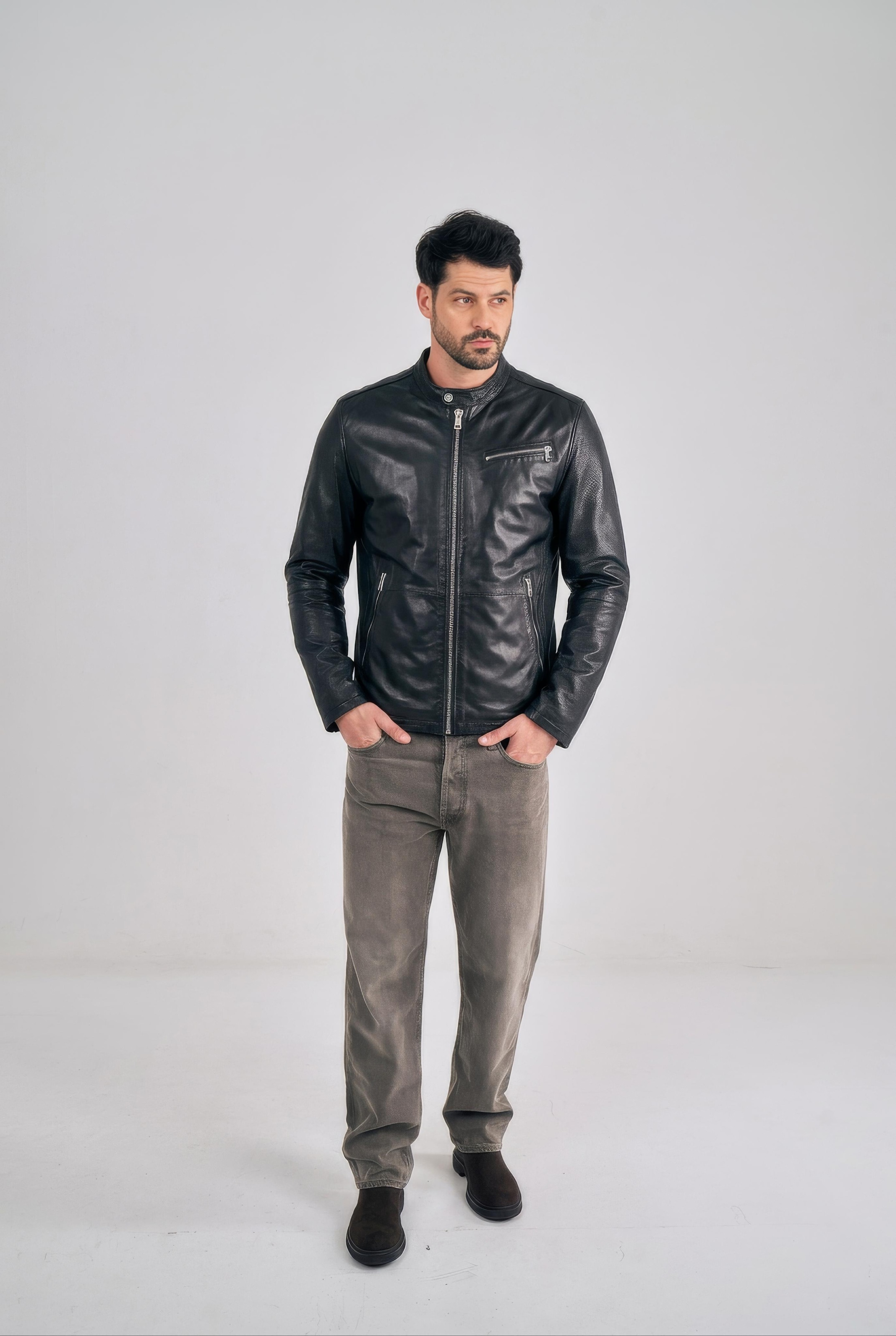 Freaky Nation Veste en cuir »Davis-FN«