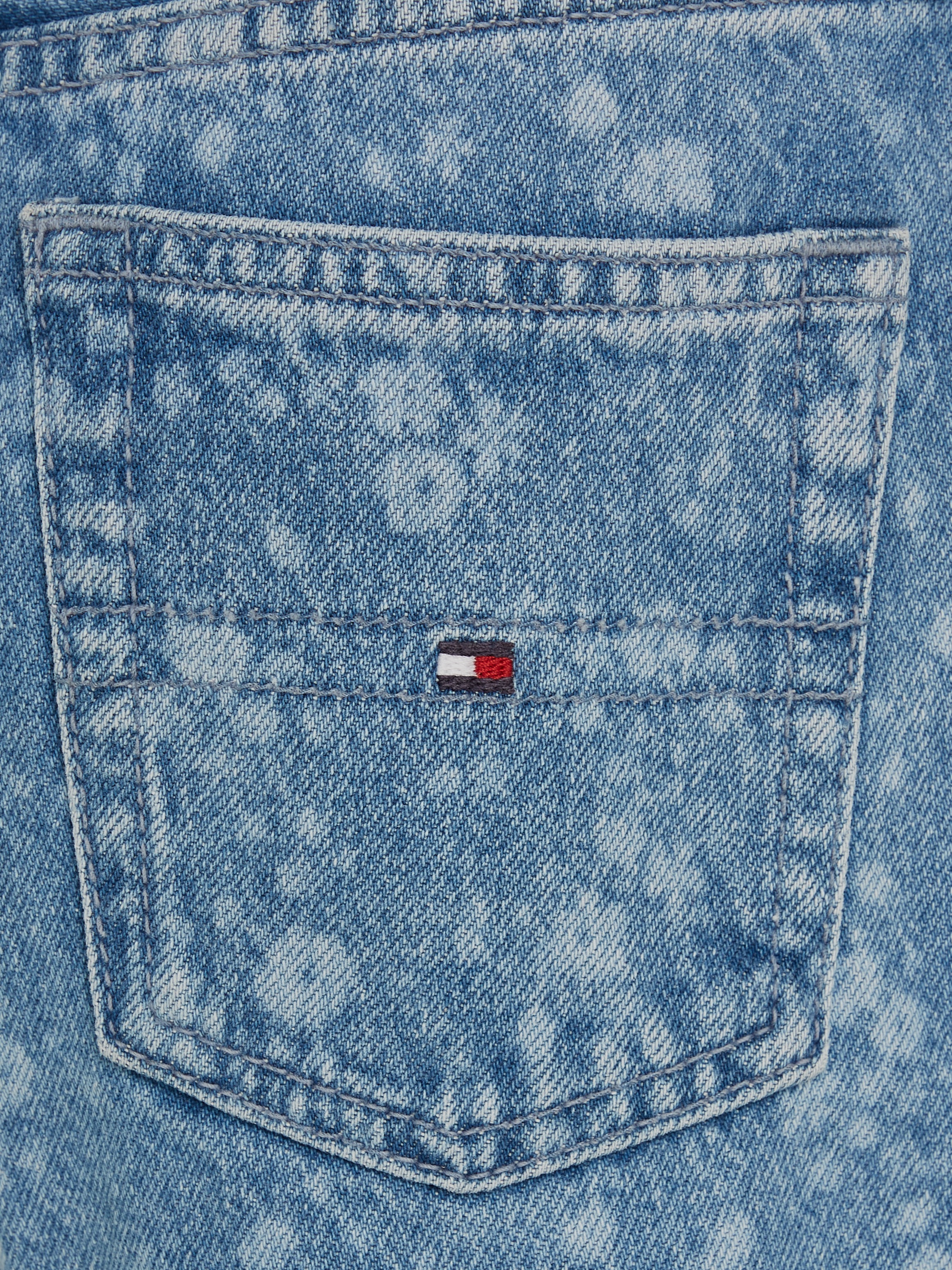 Tommy Hilfiger Straight-Jeans »MABEL FLOWER DENIM«, Kinder bis 16 Jahre im 5-Pocket-Style