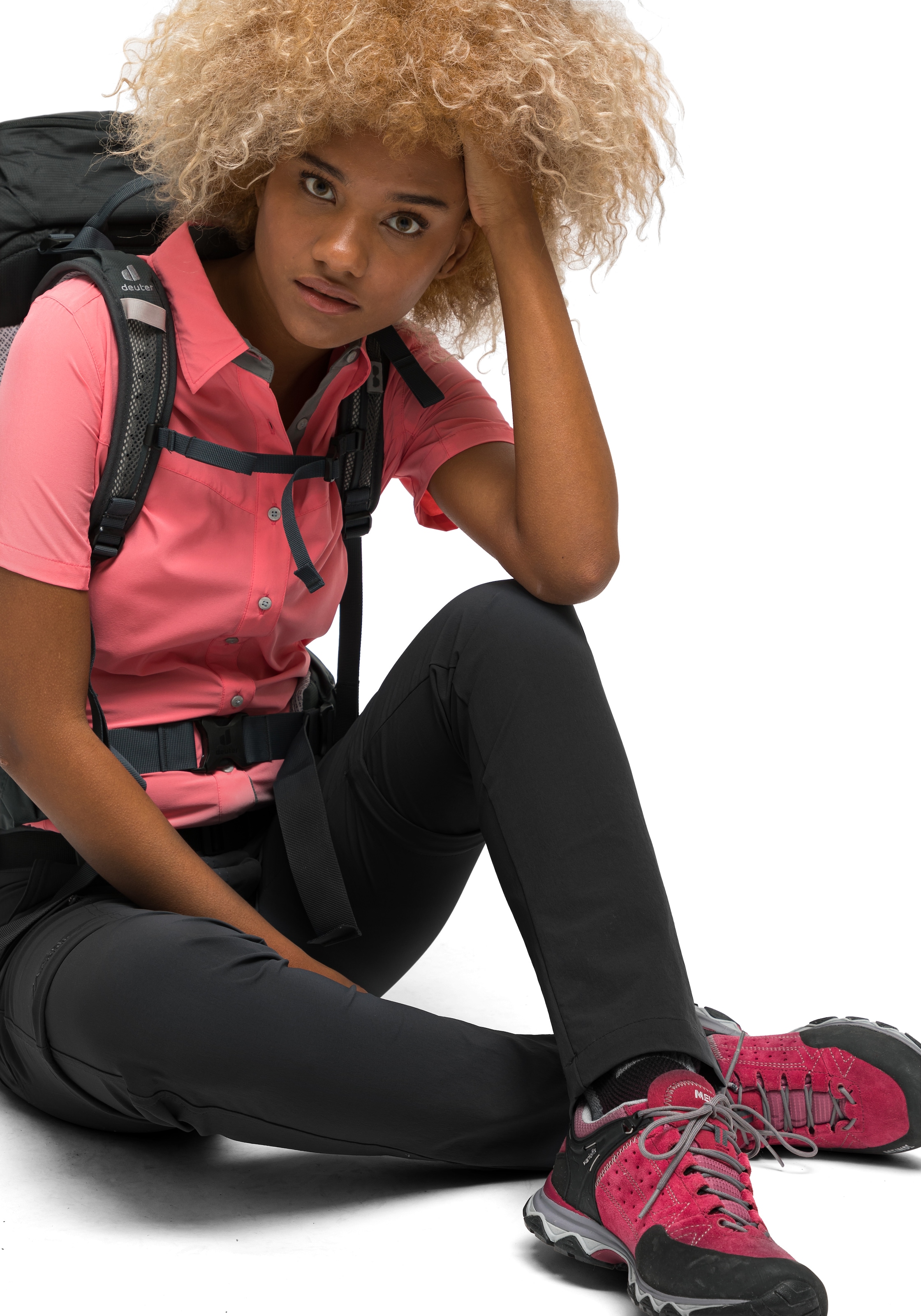 Maier Sports Funktionshose »Inara slim zip«, Damen Wanderhose, zipp-off Outdoor-Hose, 4 Taschen, Slim Fit