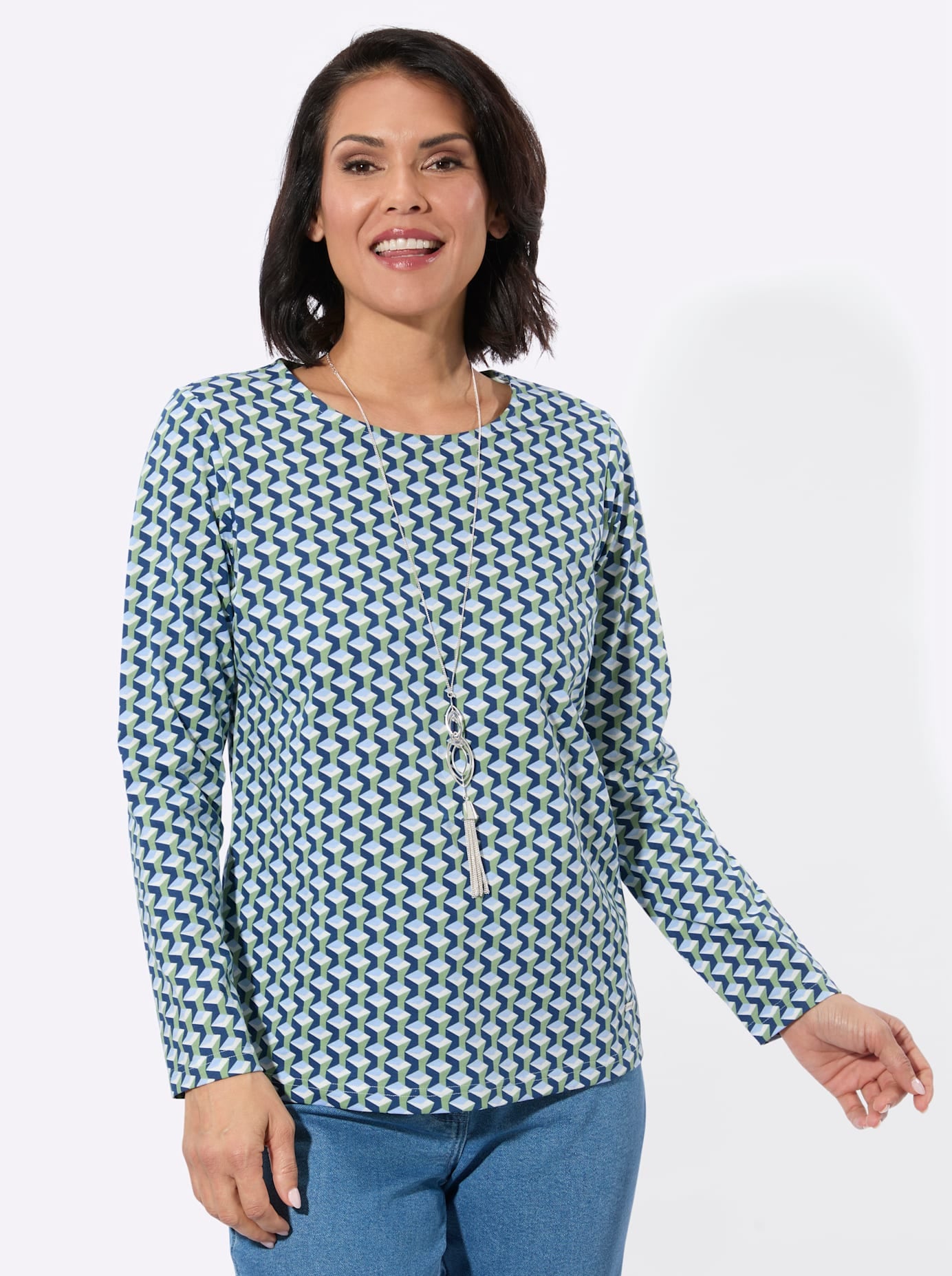Casual Looks Print-Shirt »Druck-Shirt« 1