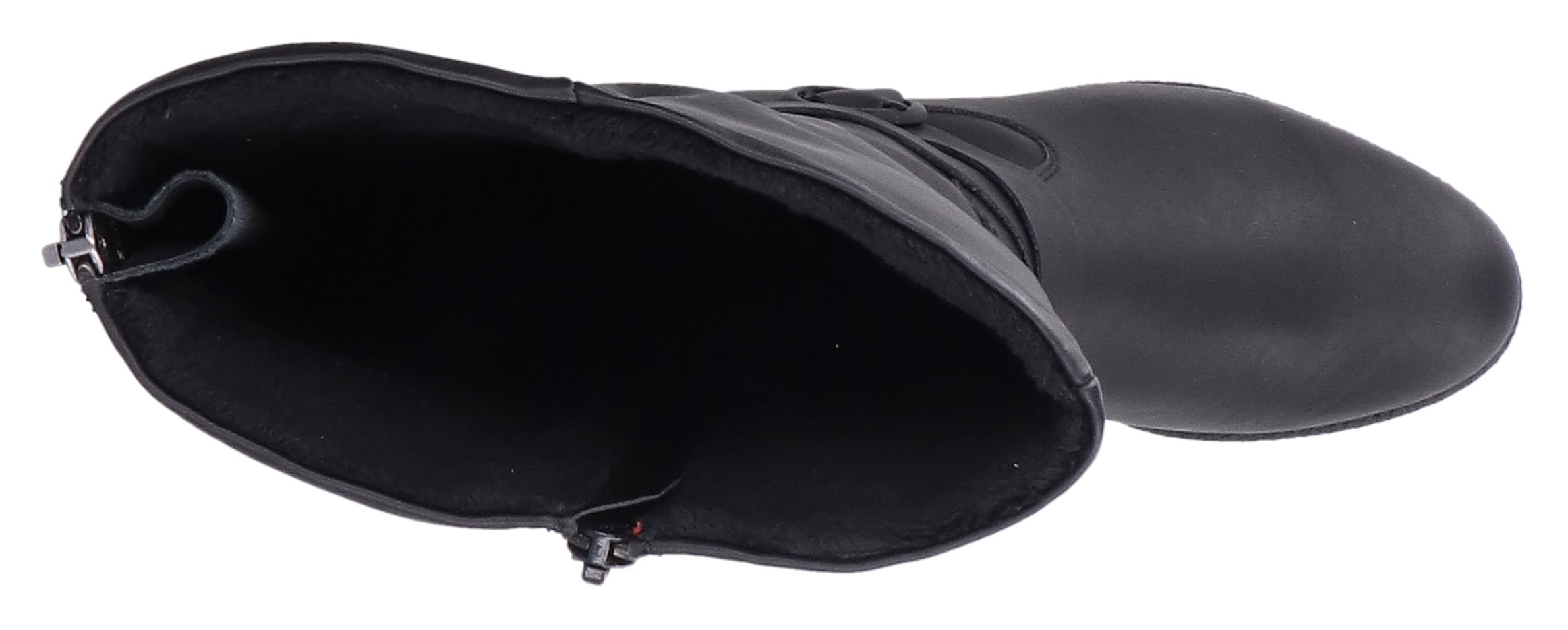 Rieker Stiefel  Langschaftstiefel, Blockabsatz,mit Reissverschluss hinten-schmale Form