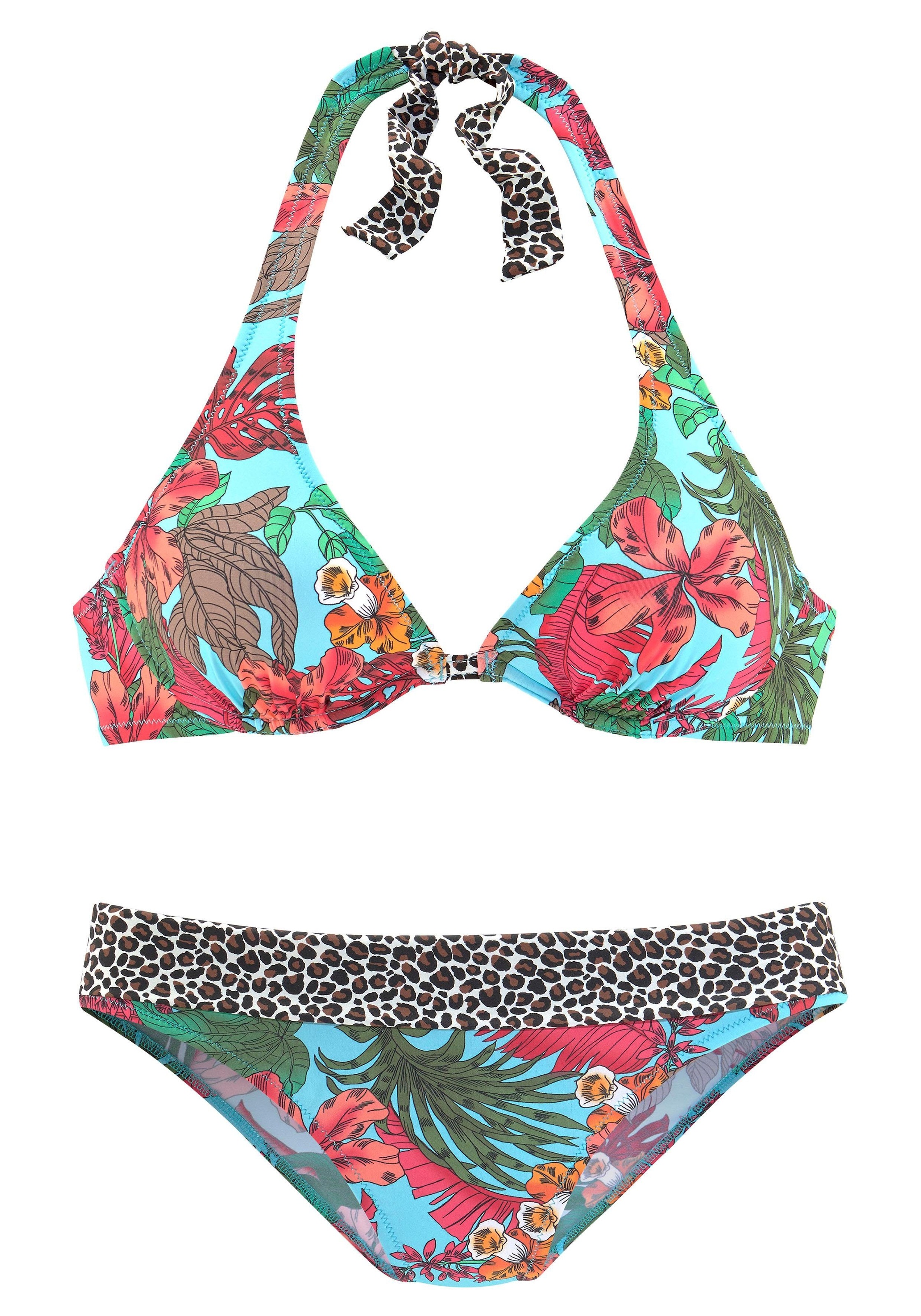 Bruno Banani Bügel-Bikini, mit Mustermix