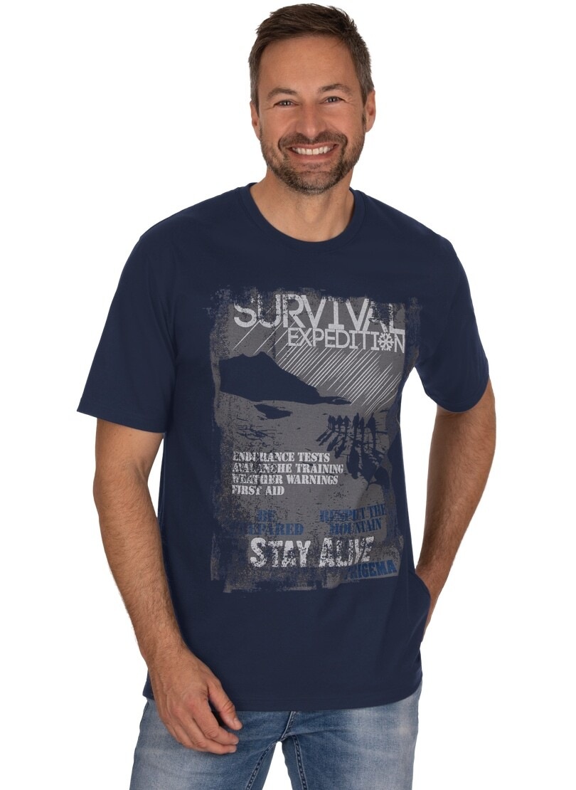 Image of Trigema T-Shirt, mit grossem Print-Motiv bei Ackermann Versand Schweiz