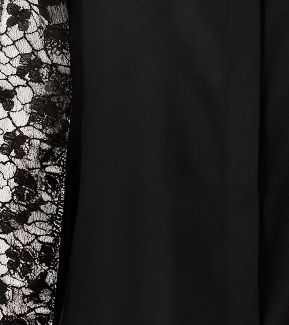 Aniston CASUAL Hemdbluse mit langen Ärmeln aus aufwändiger Spitze - NEUE KOLLEKTION