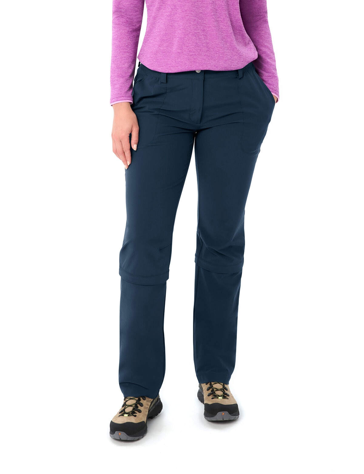VAUDE Zip-off-Hose »WOMEN'S FARLEY STRETCH ZO CAPRI PANTS«  bequeme Passform, für sportliche Aktivitäten und Outdoor