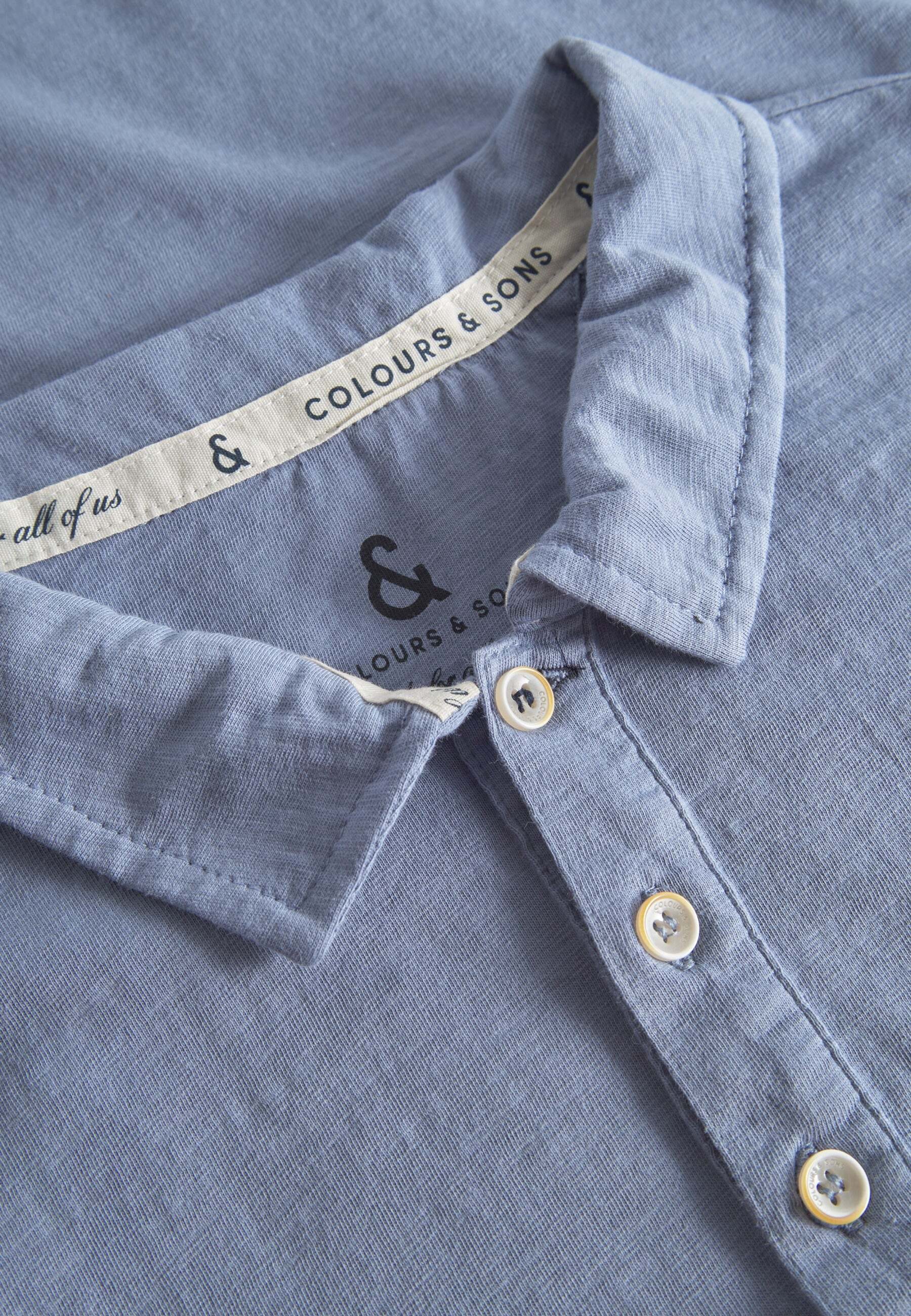 colours & sons Poloshirt »colours & sons Polo Polo Slub«