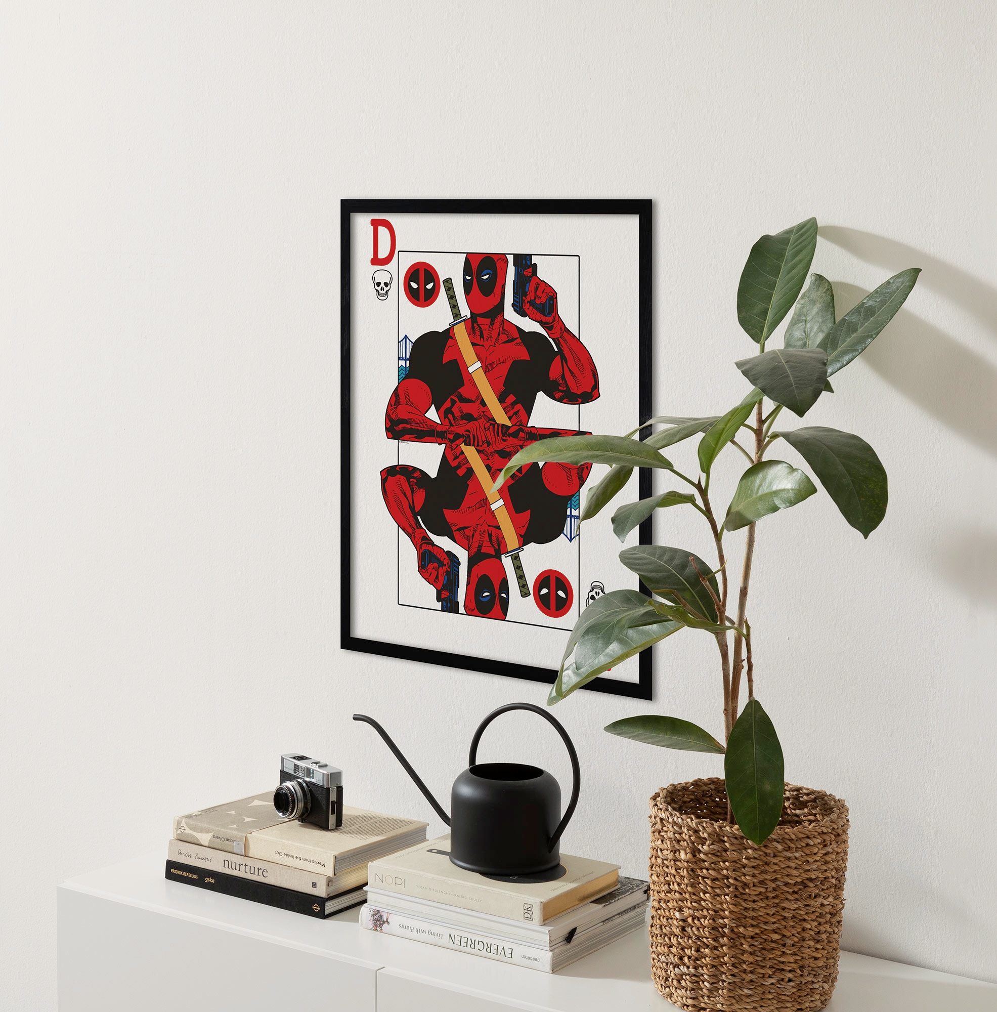 Image of Komar Wandbild "Marvel Deadpool Jack of all Trades" Disney Set, 1 Stk. tlg. 40 x 50 cm (Breite x Höhe) - Kinderzimmer, Dekoration