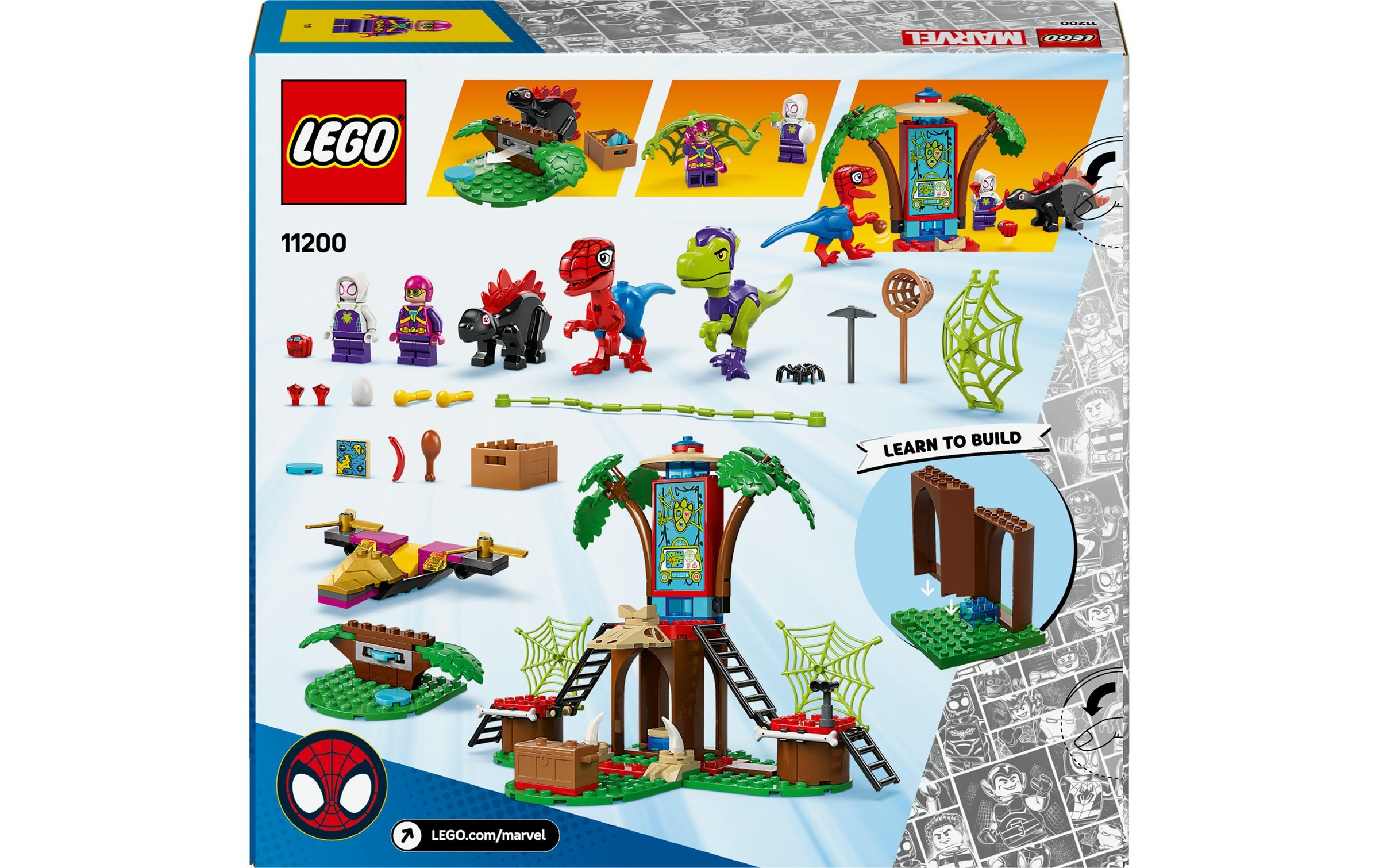 LEGO® Spielbausteine »Marvel Showdown am Baumhaus«, (143 St.)