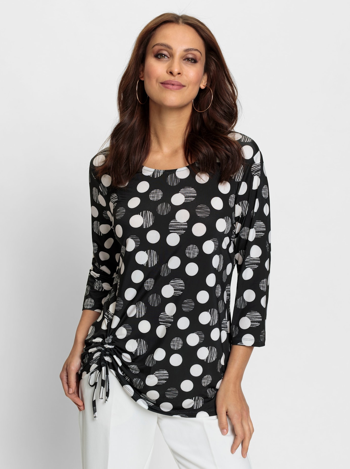 Lady Print-Shirt »Rundhals-Shirt«, (1 tlg.)