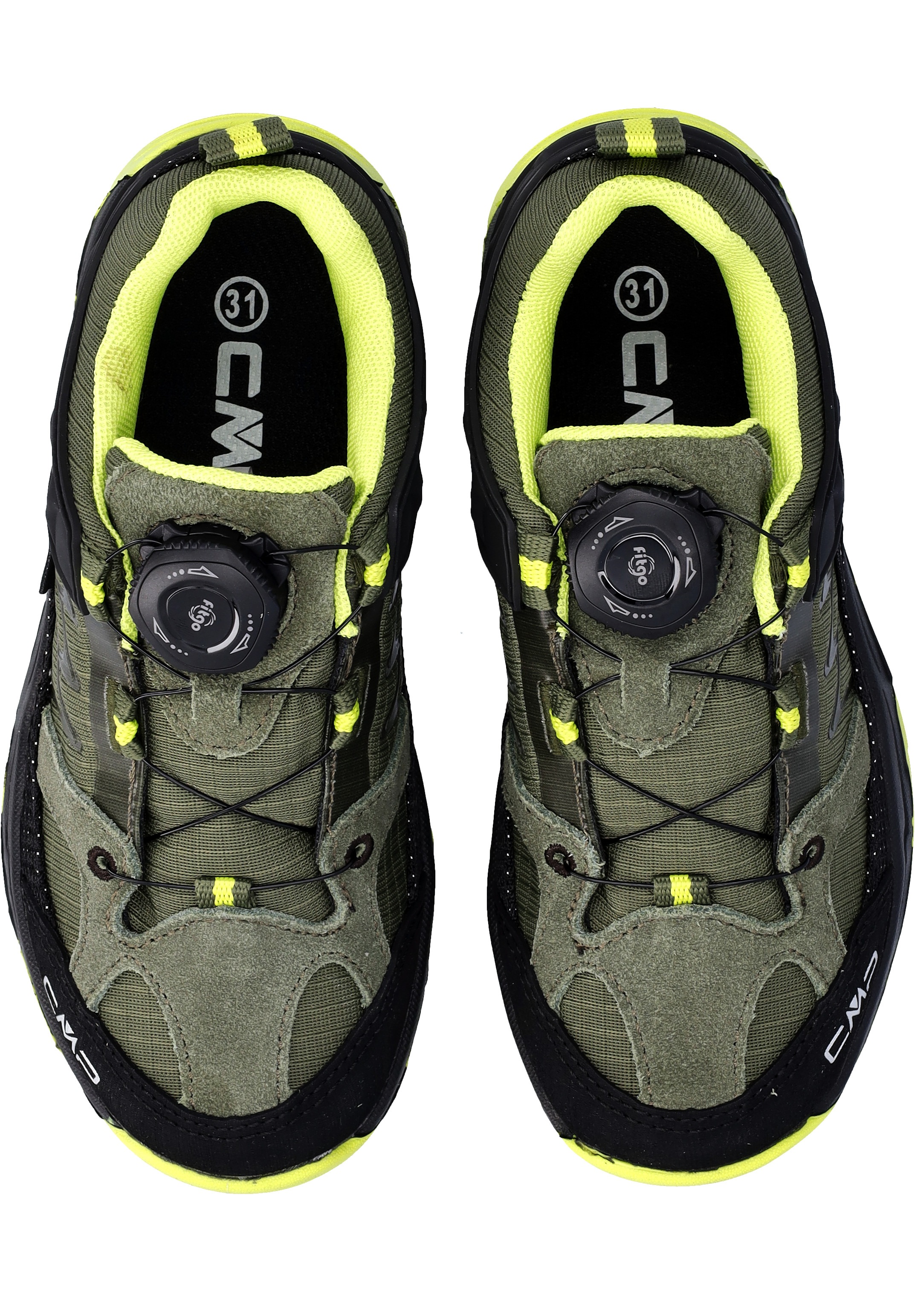 CMP Chaussure de randonnée »KIDS KIRUNA LOW FITGO WP TREKKING SHOES«  imperméable, avec fermeture rapide Fitgo