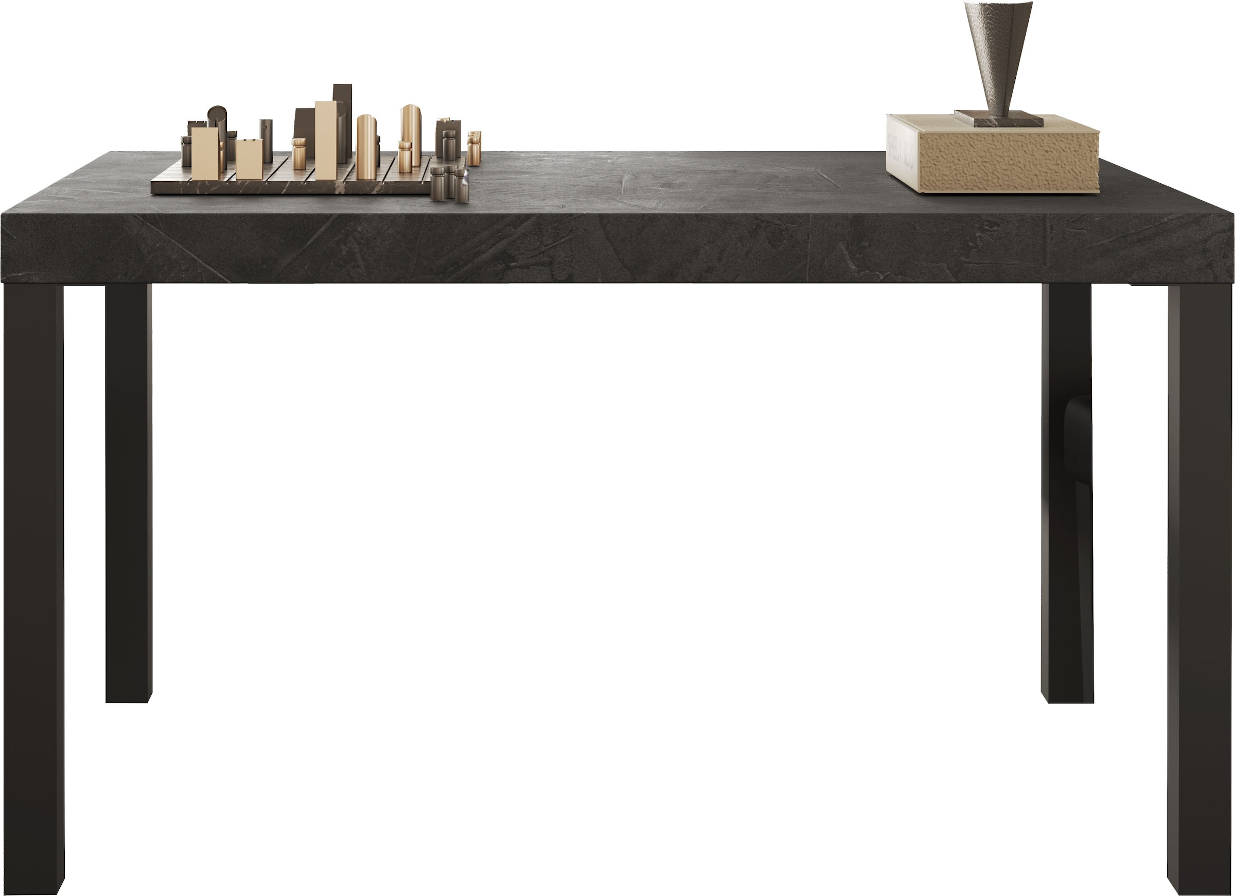 Home affaire Esstisch »Everest 140 x 88 cm, Küchentisch, Esszimmertisch« moderner rechteckiger Esstisch mit Metallbeinen