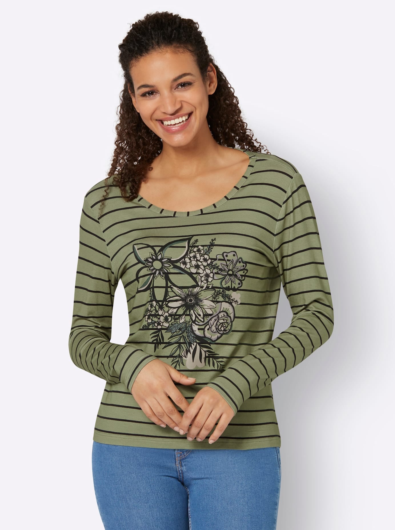Image of Inspirationen Langarmshirt "Druck-Shirt" 1 Stk.