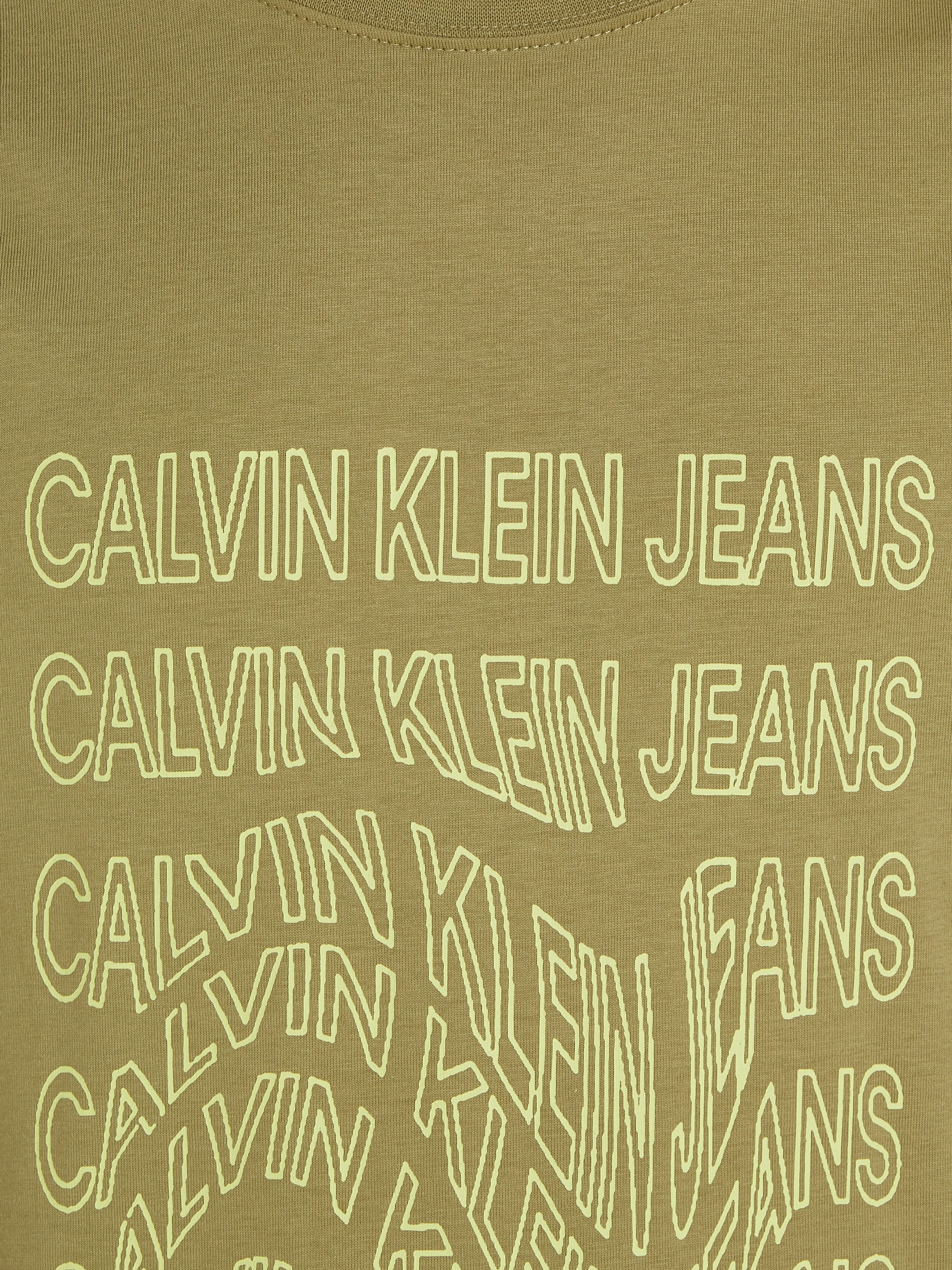 Calvin Klein Jeans T-Shirt »INSTITUTIONAL WARP TEE«, mit Logodruck