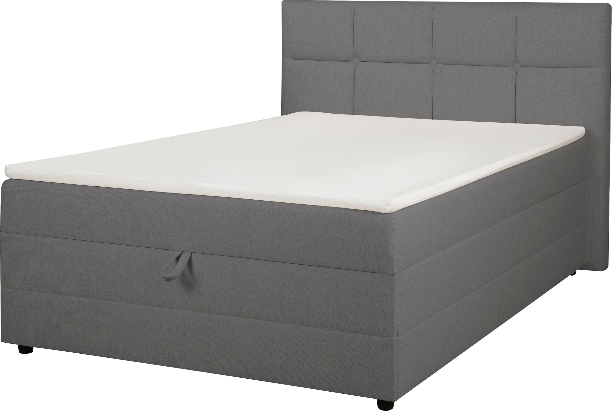 GOODproduct Boxbett »Fillmore inkl. Bettkasten, Liegefläche 140 und 180x200 cm« inkl. Topper, erhältlich in verschiedenen Farben
