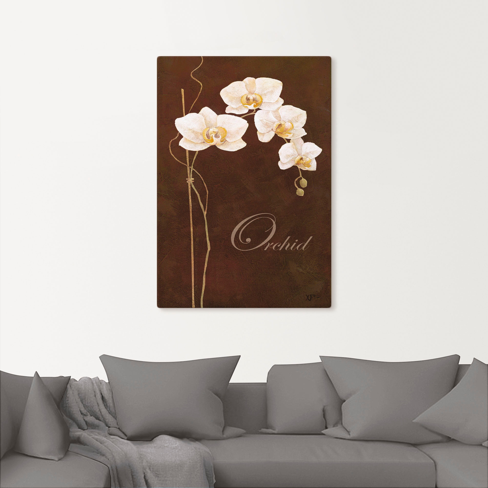 Artland Wandbild »Zarte Orchidee«, Blumen, (1 St.), als Leinwandbild, Poster in verschied. Grössen