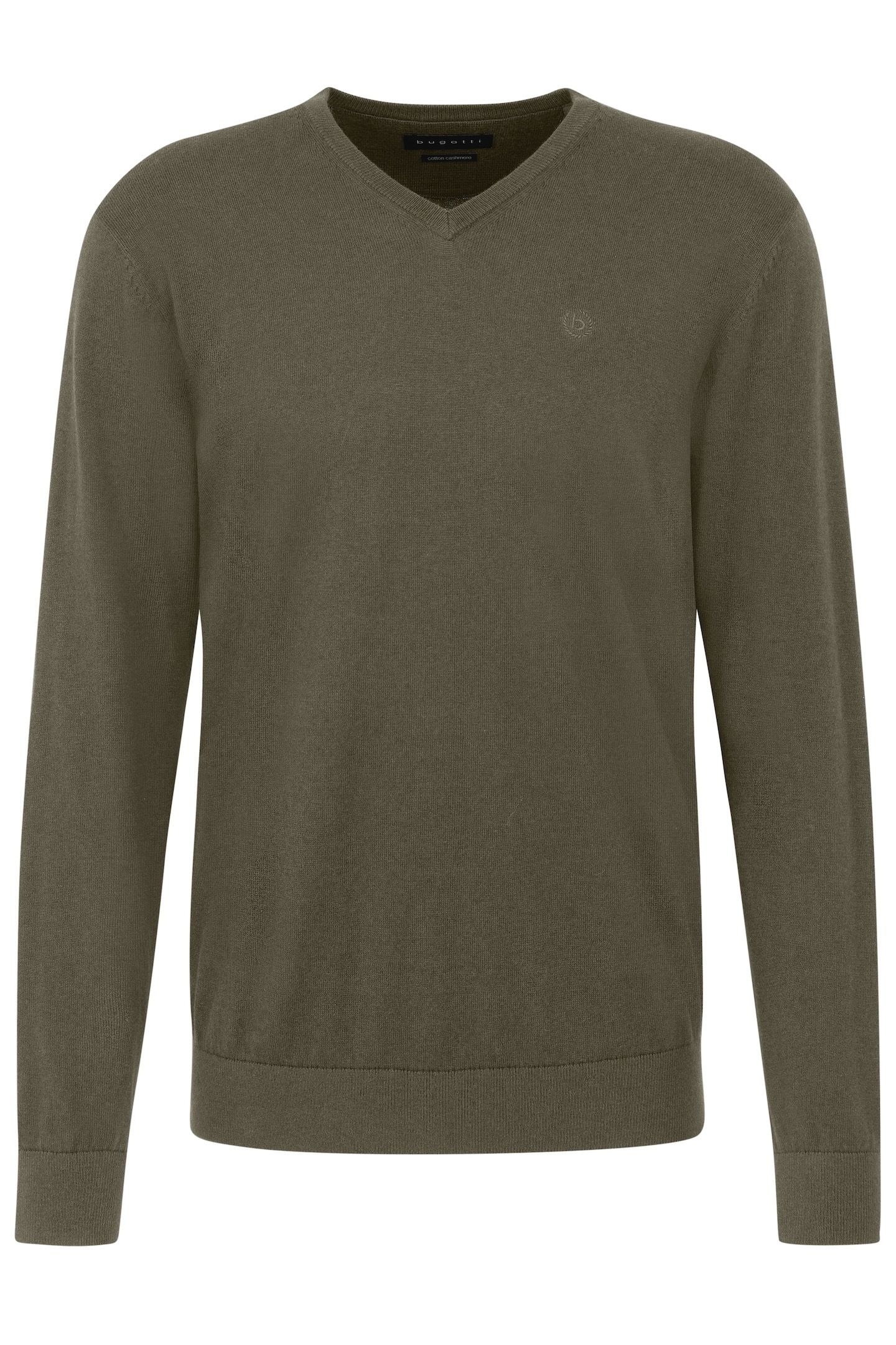 bugatti V-Ausschnitt-Pullover mit V-Ausschnitt